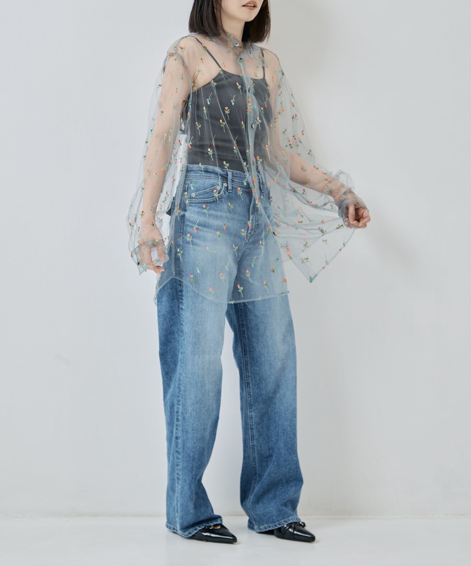 LF NY FLW TULLE SHT LOEFF