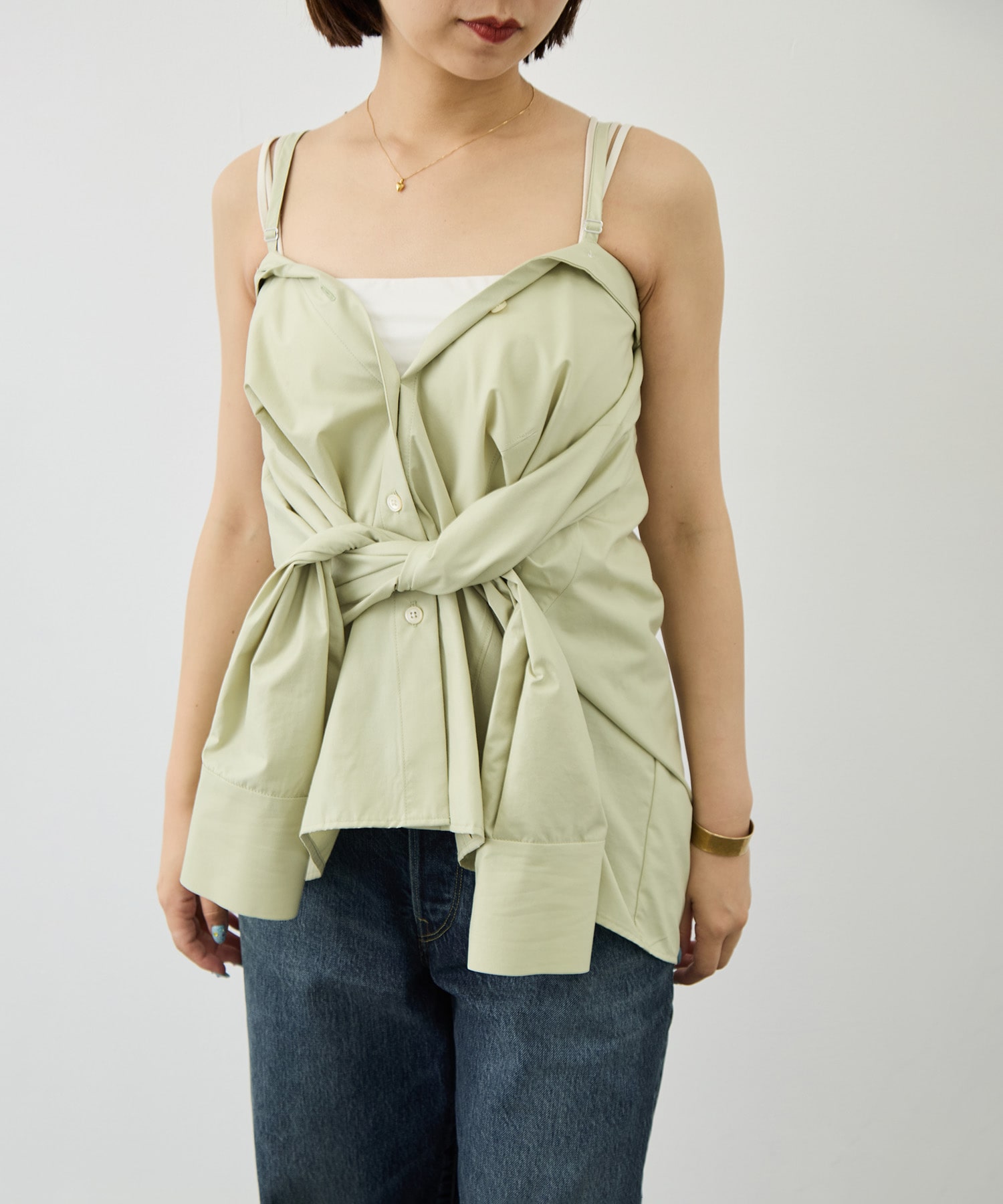 別注2way Blouse muller of yoshiokubo