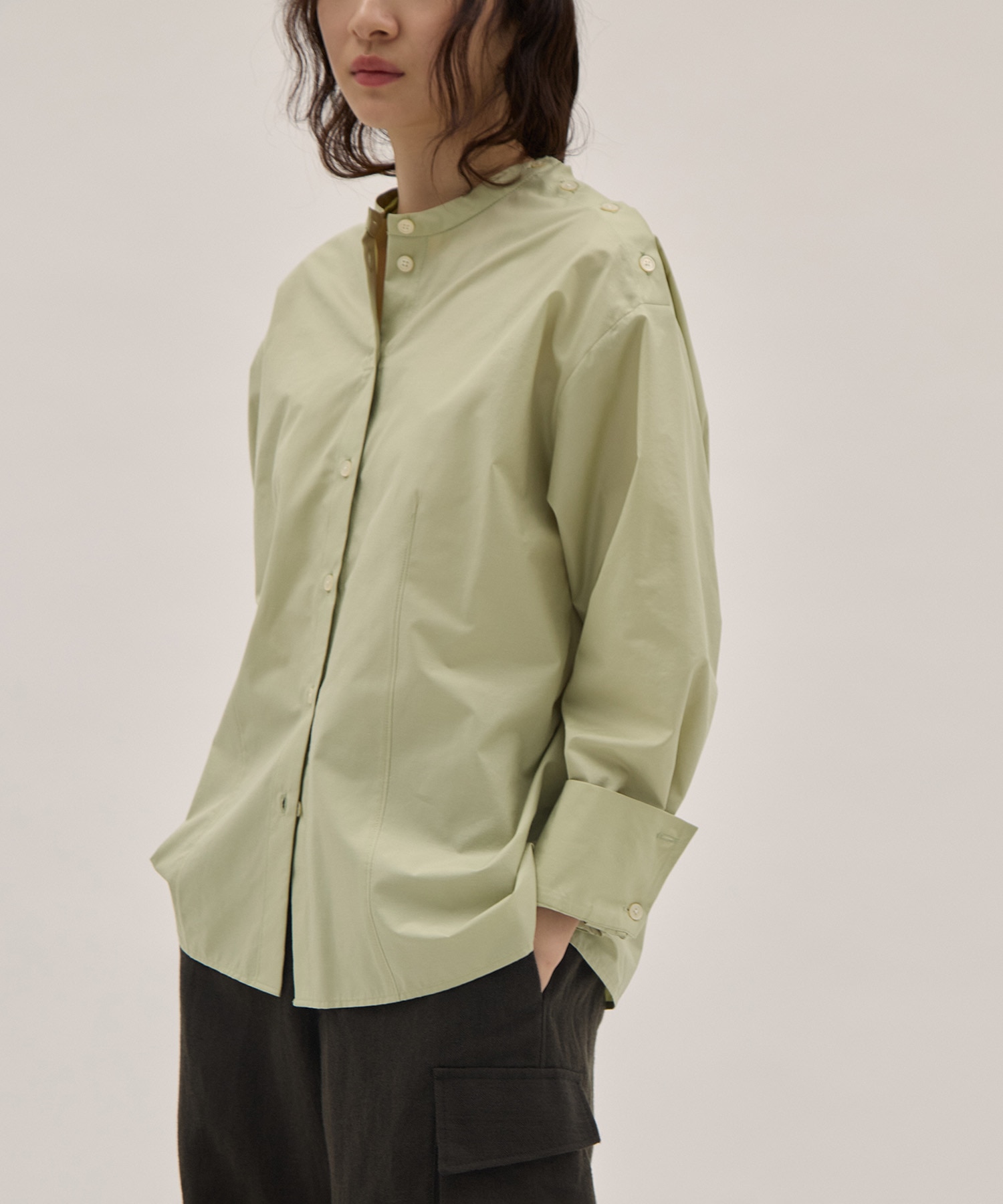 別注2way Blouse muller of yoshiokubo
