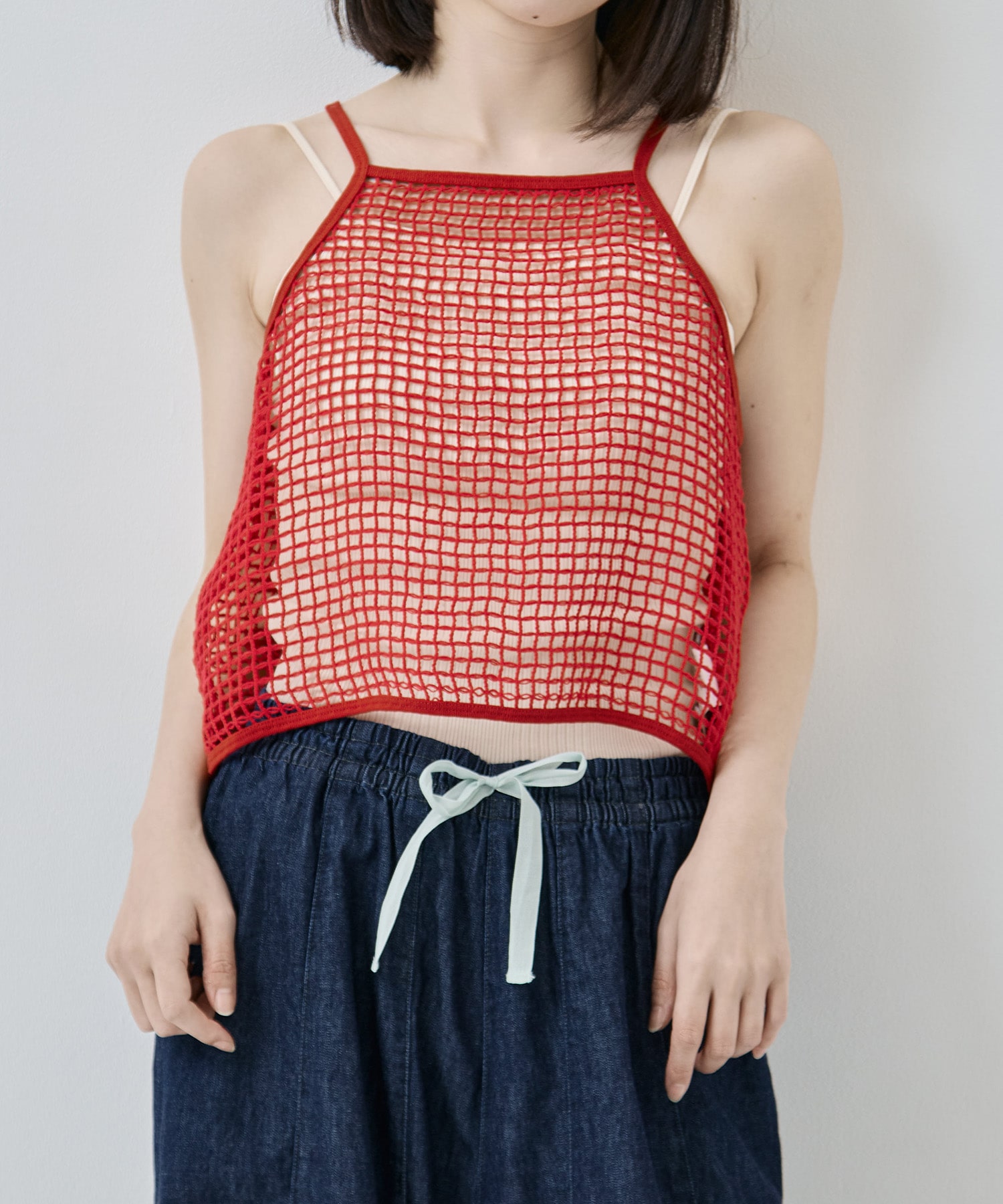 SQUARE MESH CAMISOLE JANE SMITH