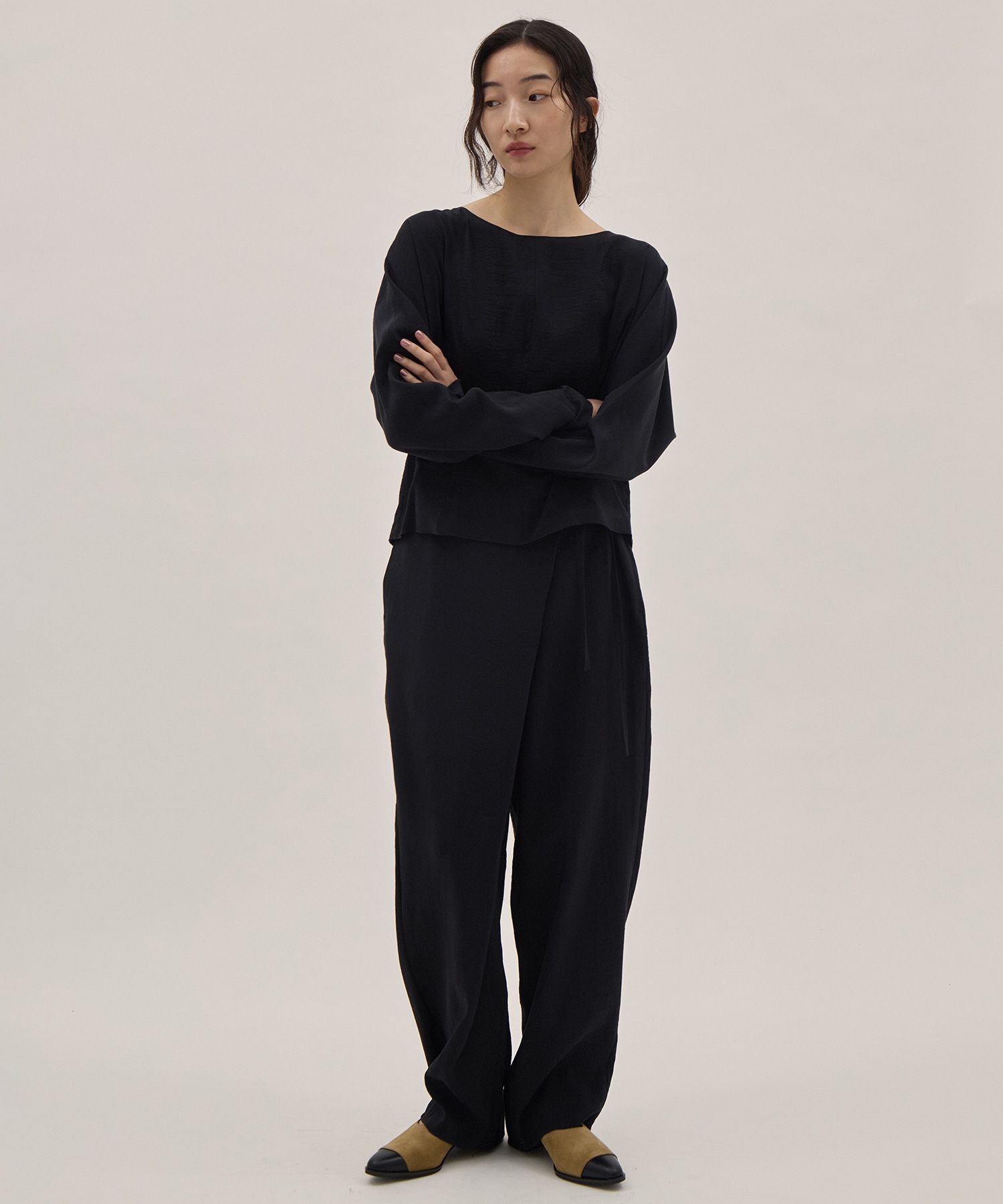 RAYON-POLYESTER BROAD BLOUSE YLEVE