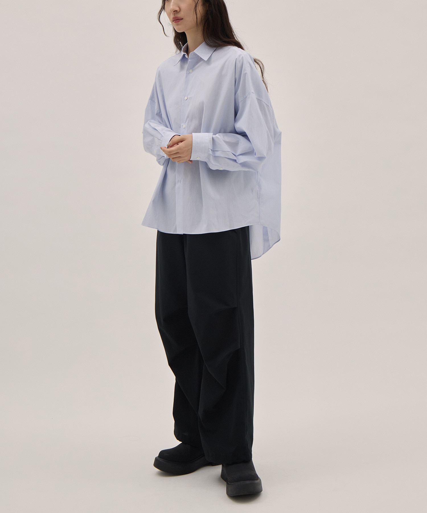 GIZA COMPACT STRIPE OVERSIZED SHIRTS ATON