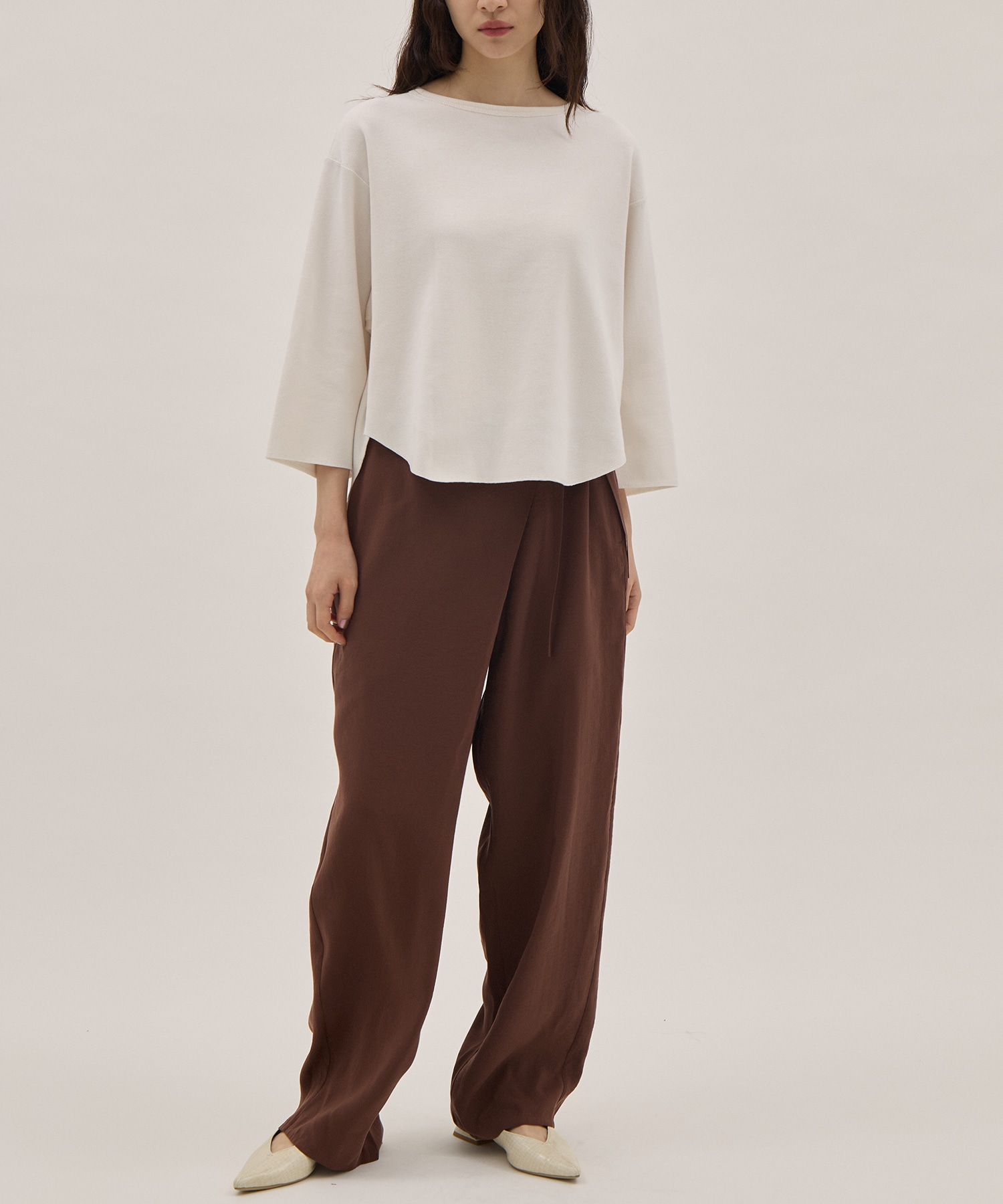 COTTON RIB PULLOVER YLEVE