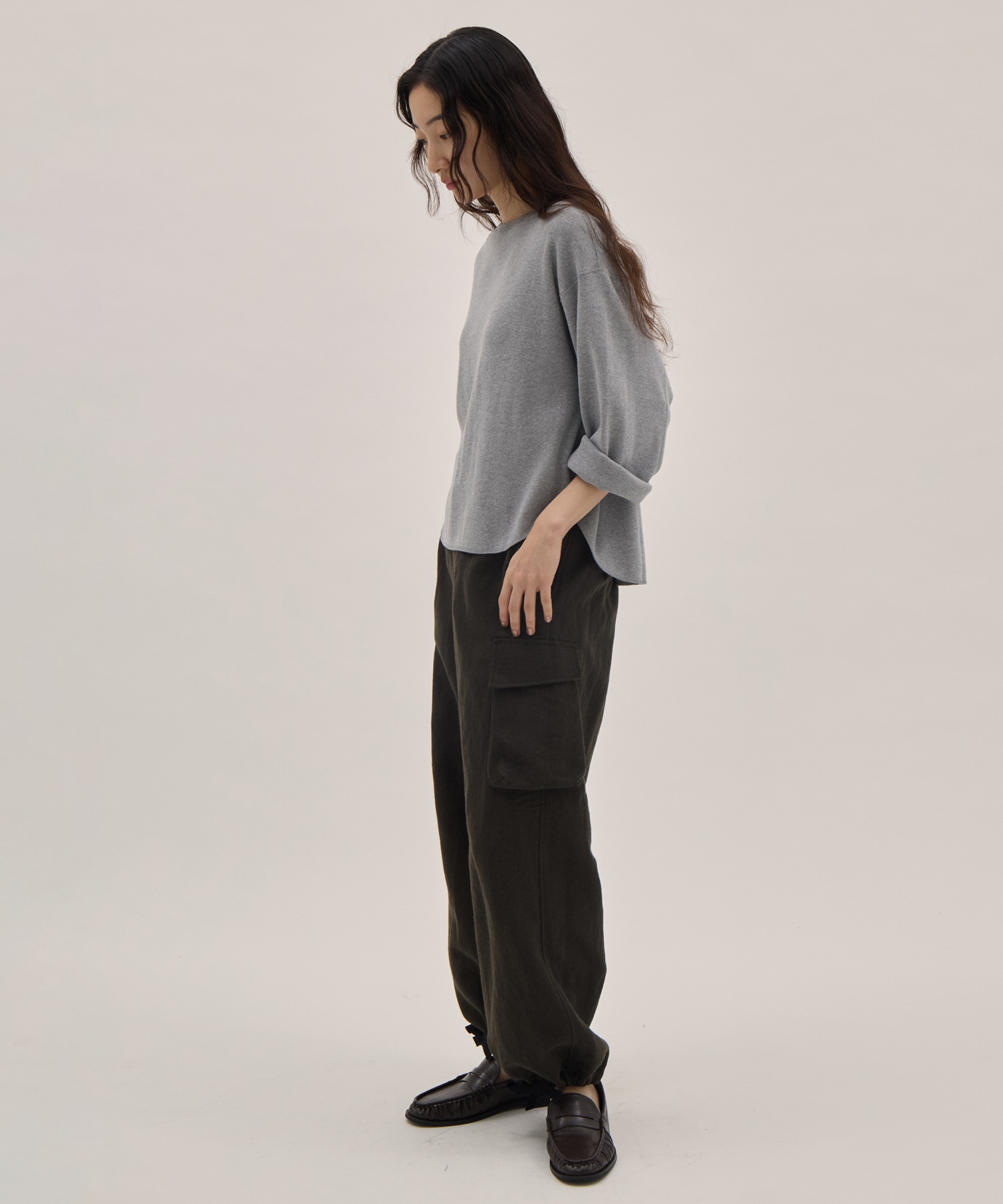 COTTON RIB PULLOVER YLEVE