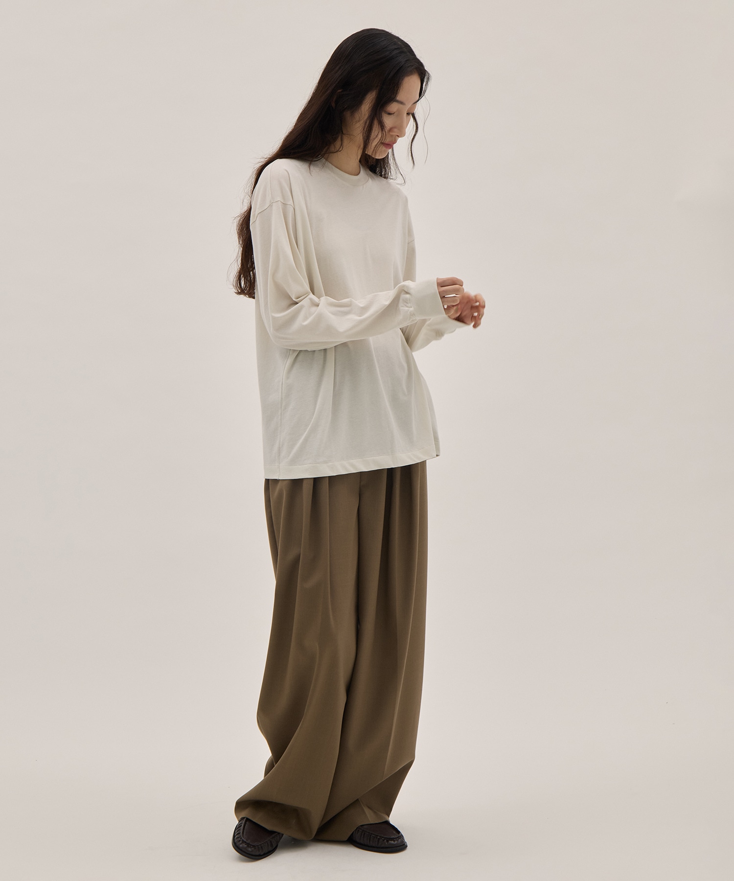 FRESCA NUBACK OVERSIZED PULLOVER ATON