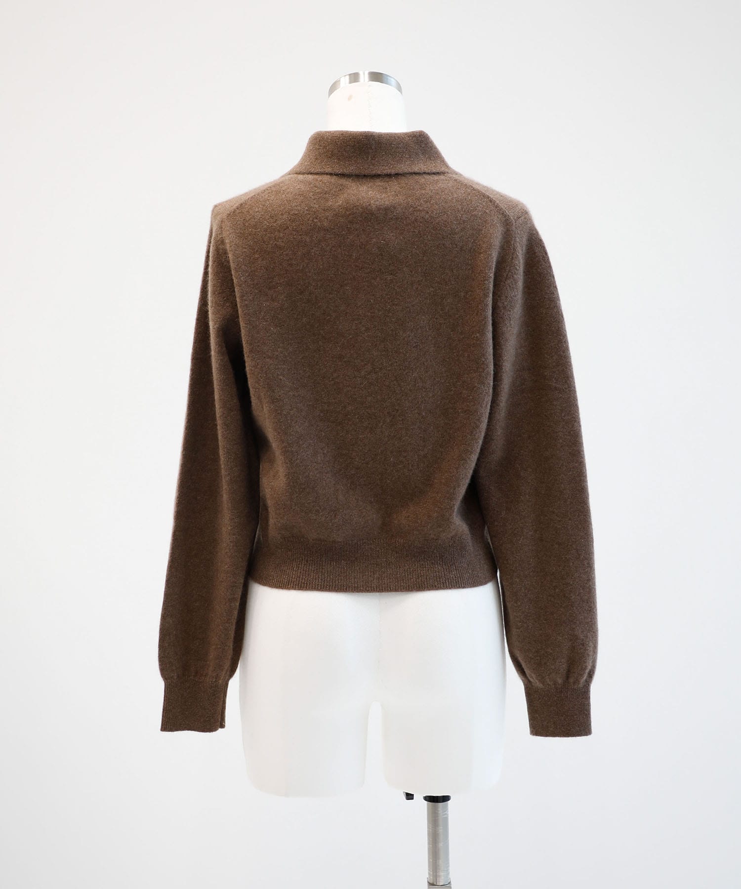 CASHMERE KNIT POLO FUJI