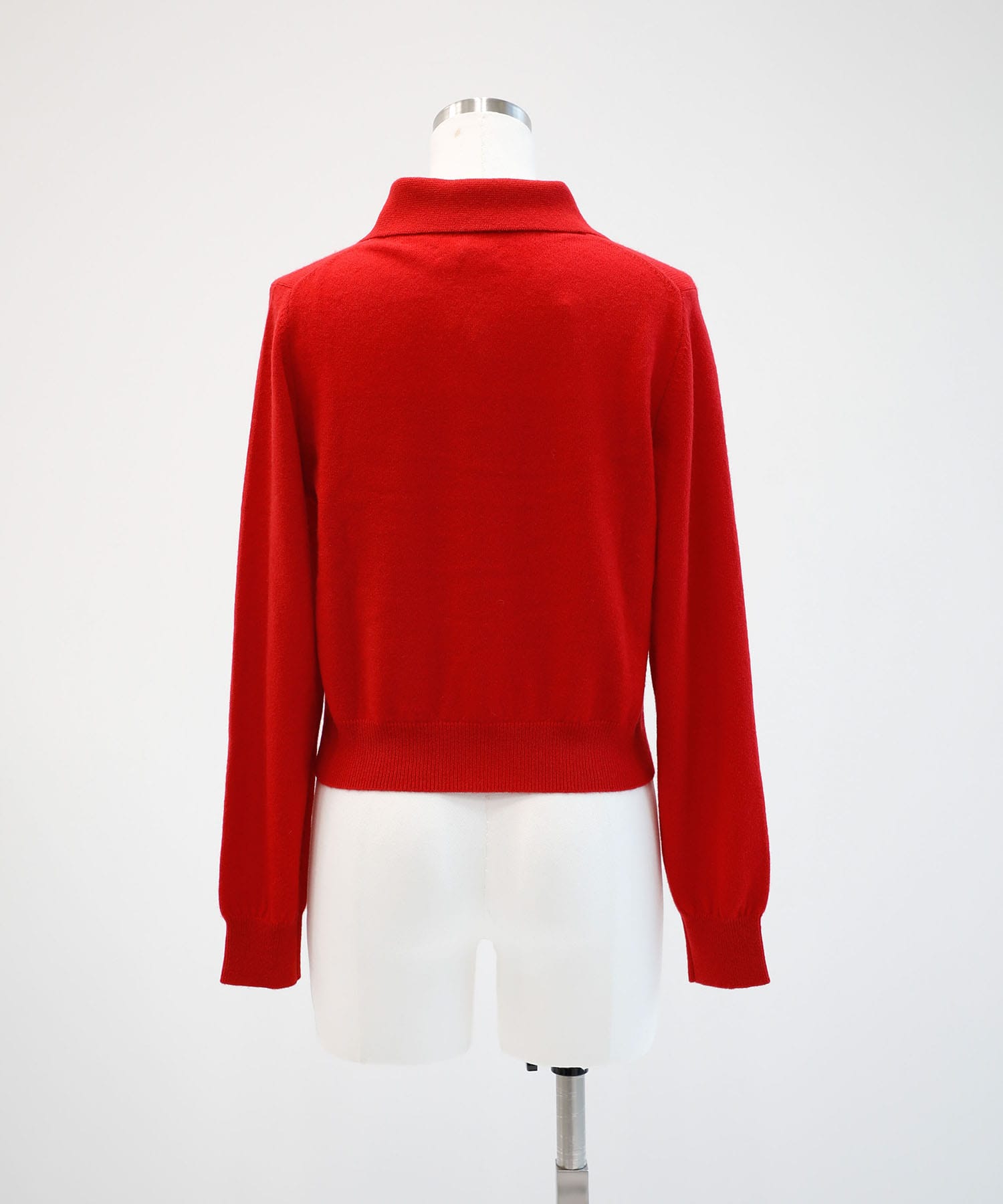CASHMERE KNIT POLO FUJI