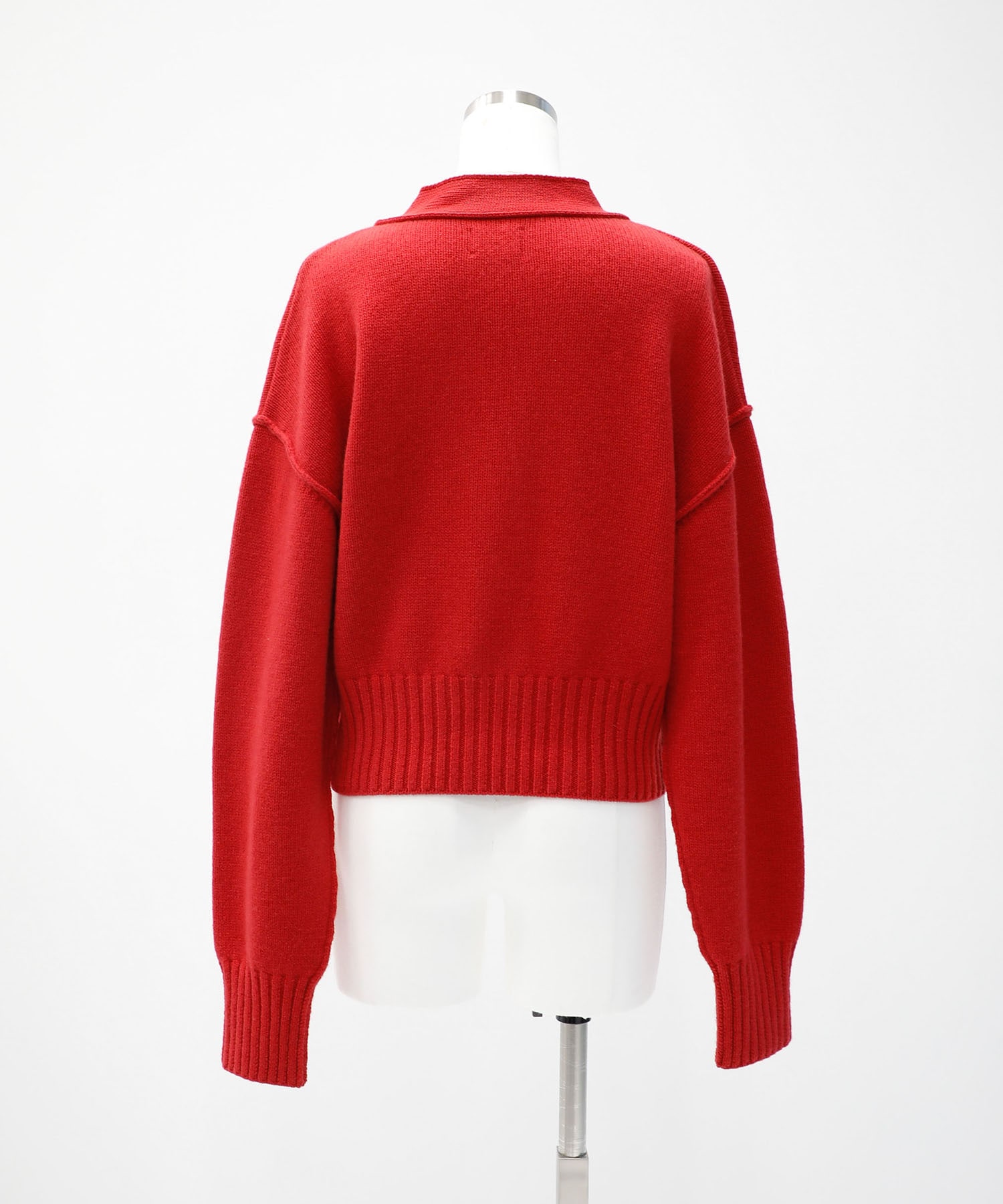 Wool Nylon Knit Short Cardigan WRAPINKNOT