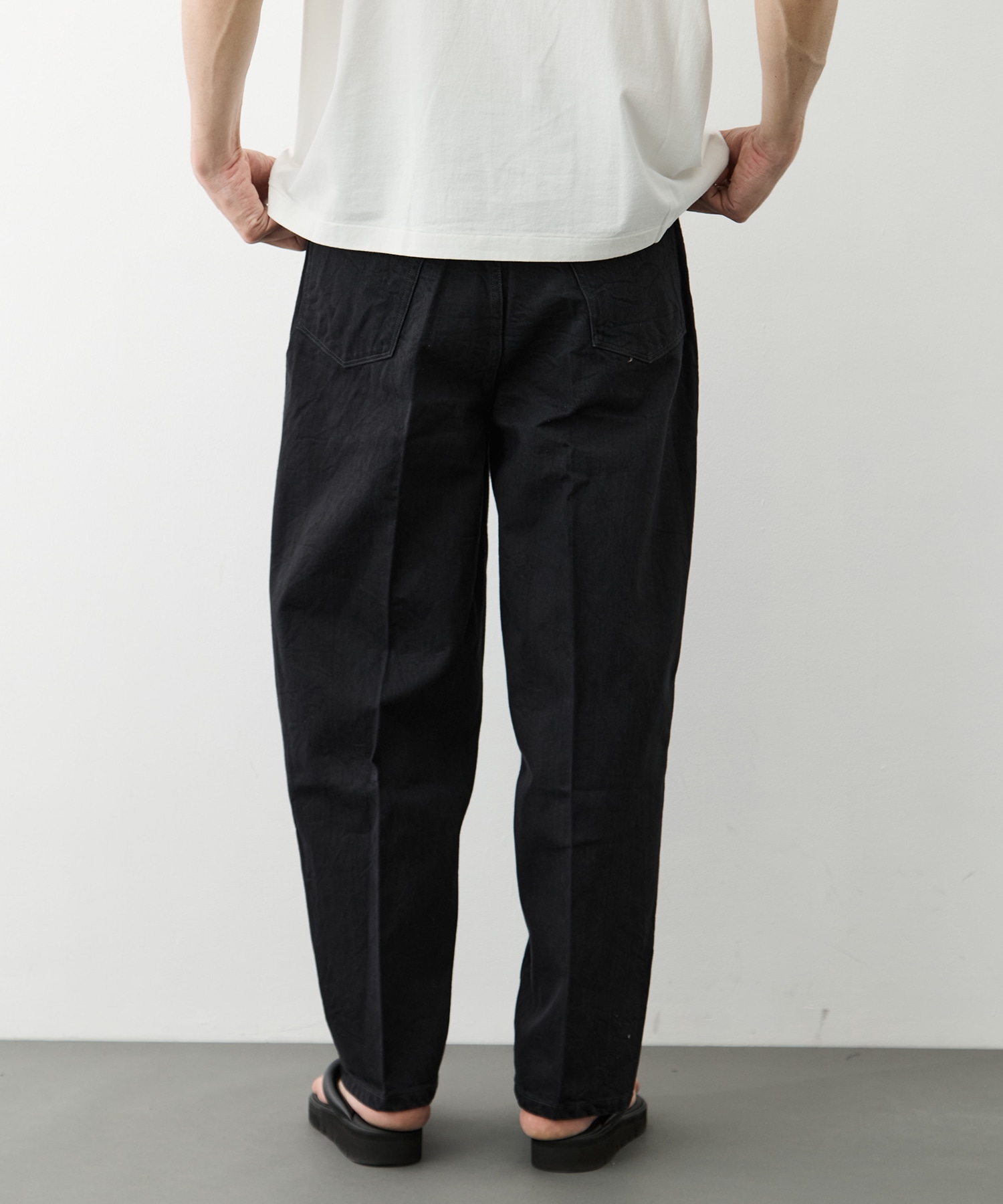 12.9oz Denim Narrow Belted Pants blurhms