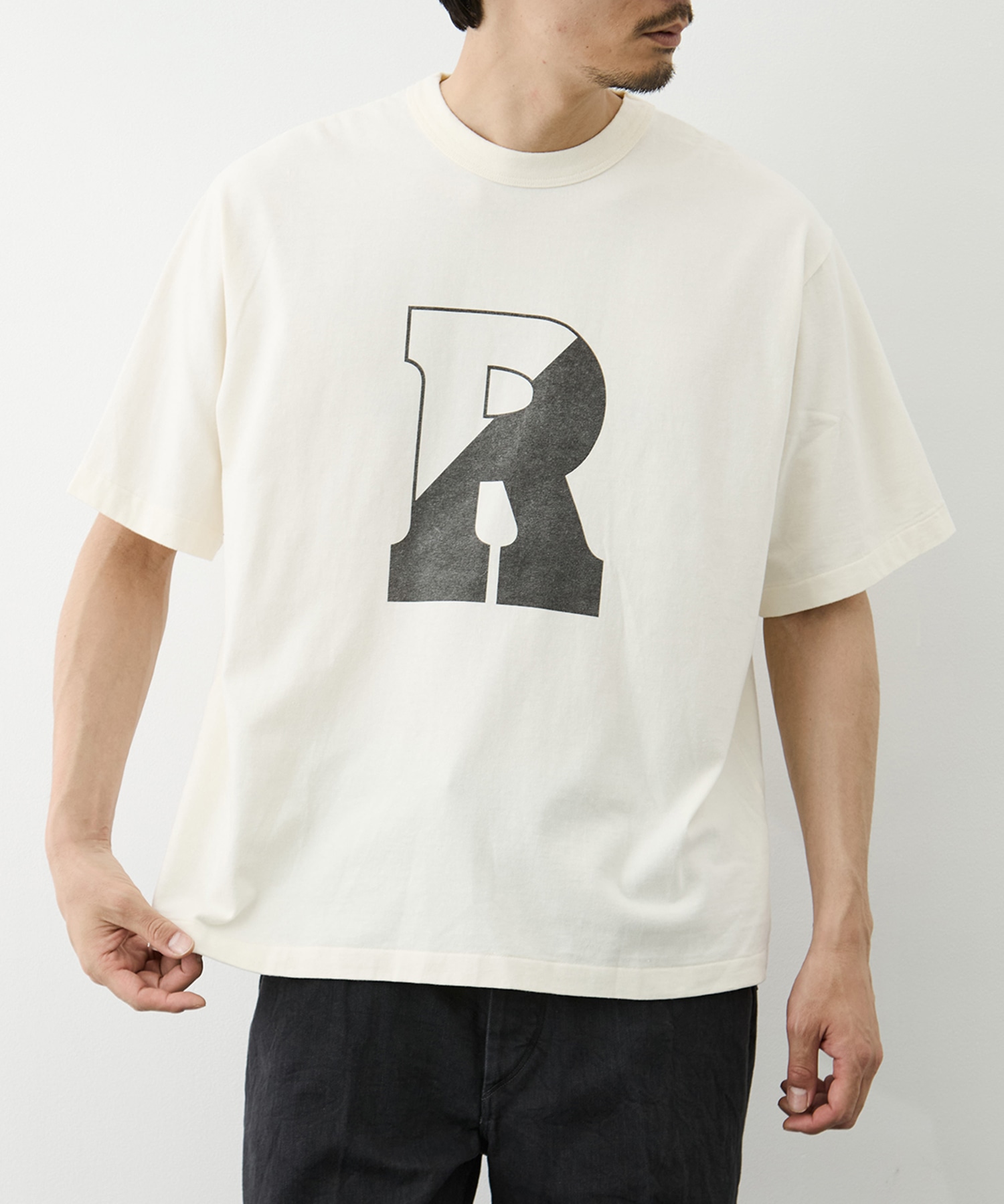 b-ROOTSTOCK 88/12 Print Tee WIDE blurhmsROOTSTOCK
