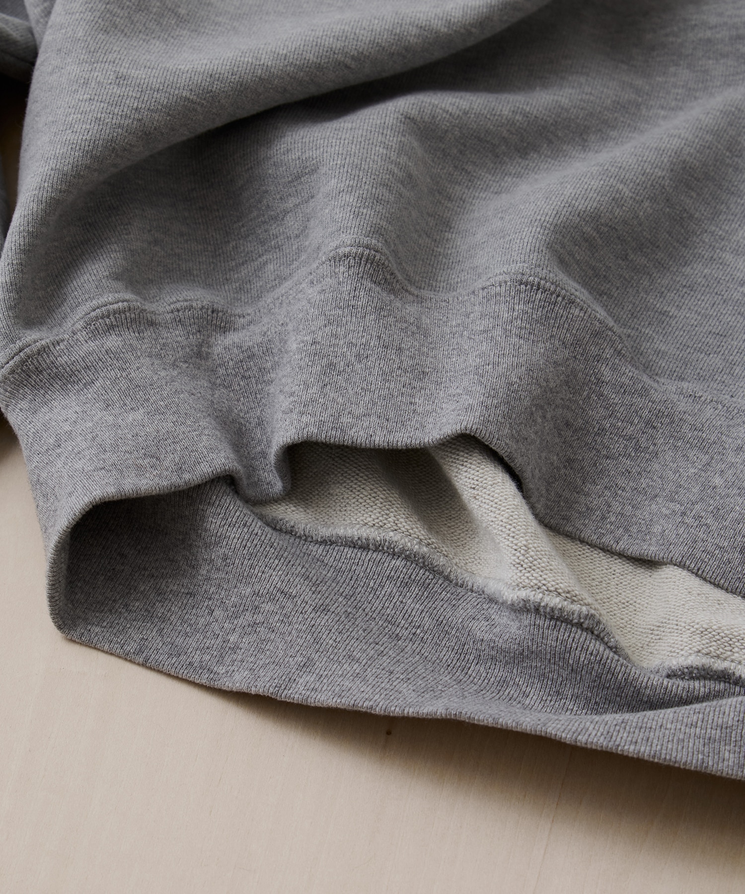 SP加工裏毛BIGサイズクルー REMI RELIEF