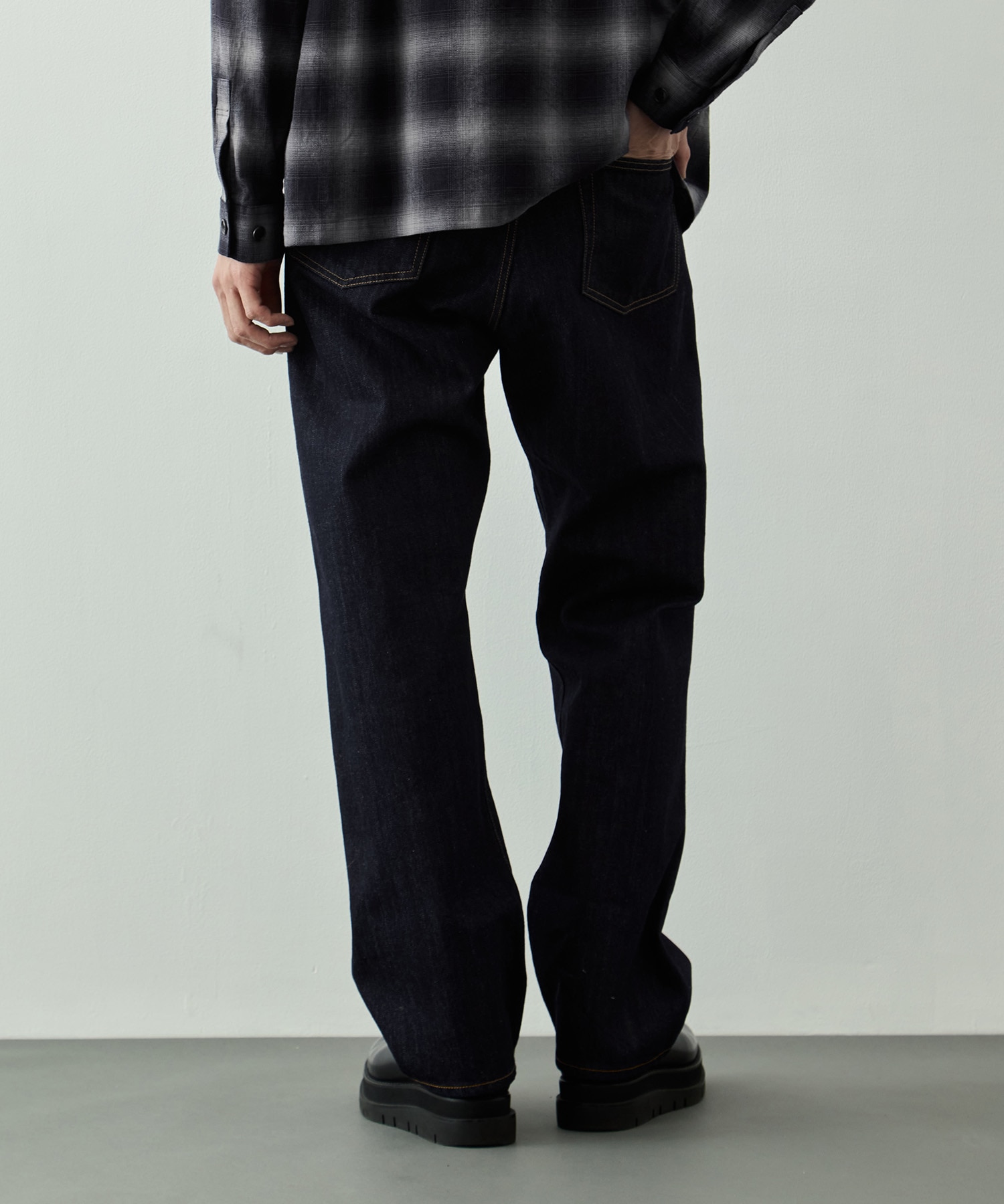 ヴィンテージスラブストレートデニム KEY TIMEZ