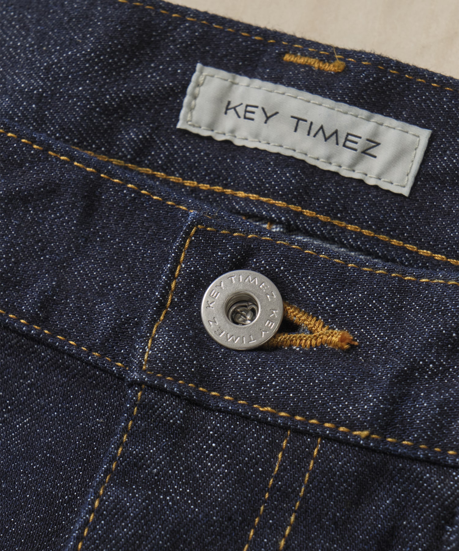 ヴィンテージスラブストレートデニム KEY TIMEZ