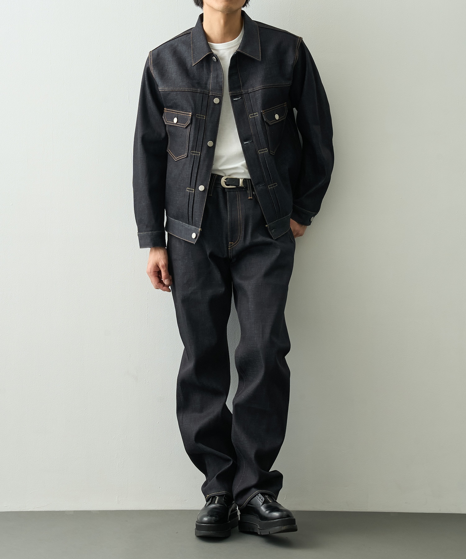 #002 STANDARD DENIM JACKET 14.7oz MOMOTARO JEANS