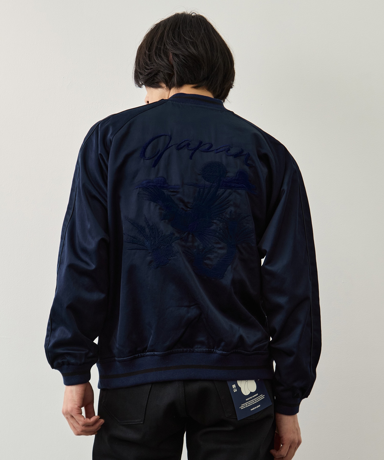 SATIN SOUVENIR JACKET MOMOTARO JEANS