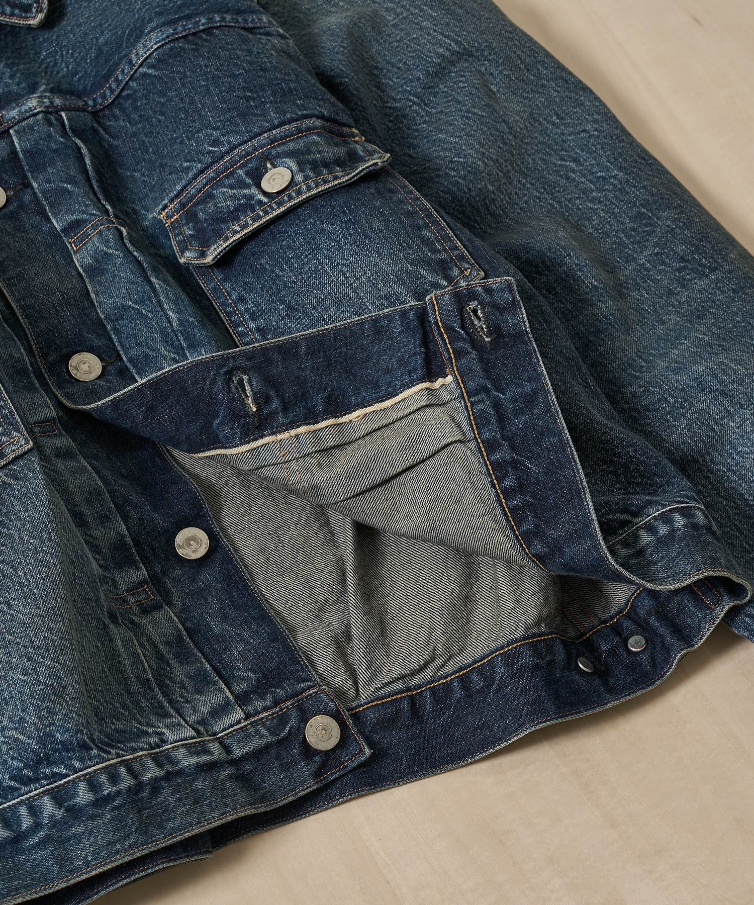 13.5oz 2nd Type Denim Jacket blurhmsROOTSTOCK