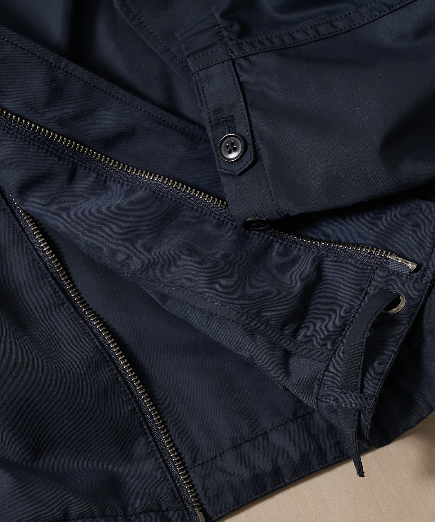 Nylon Twill Hooded Jacket nanamica