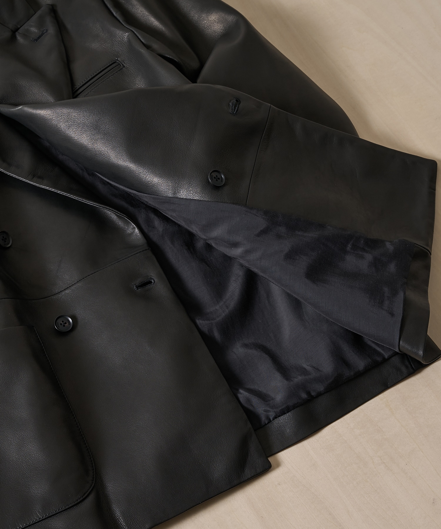 Sheep Leather Double Brested Bleazer YOKE