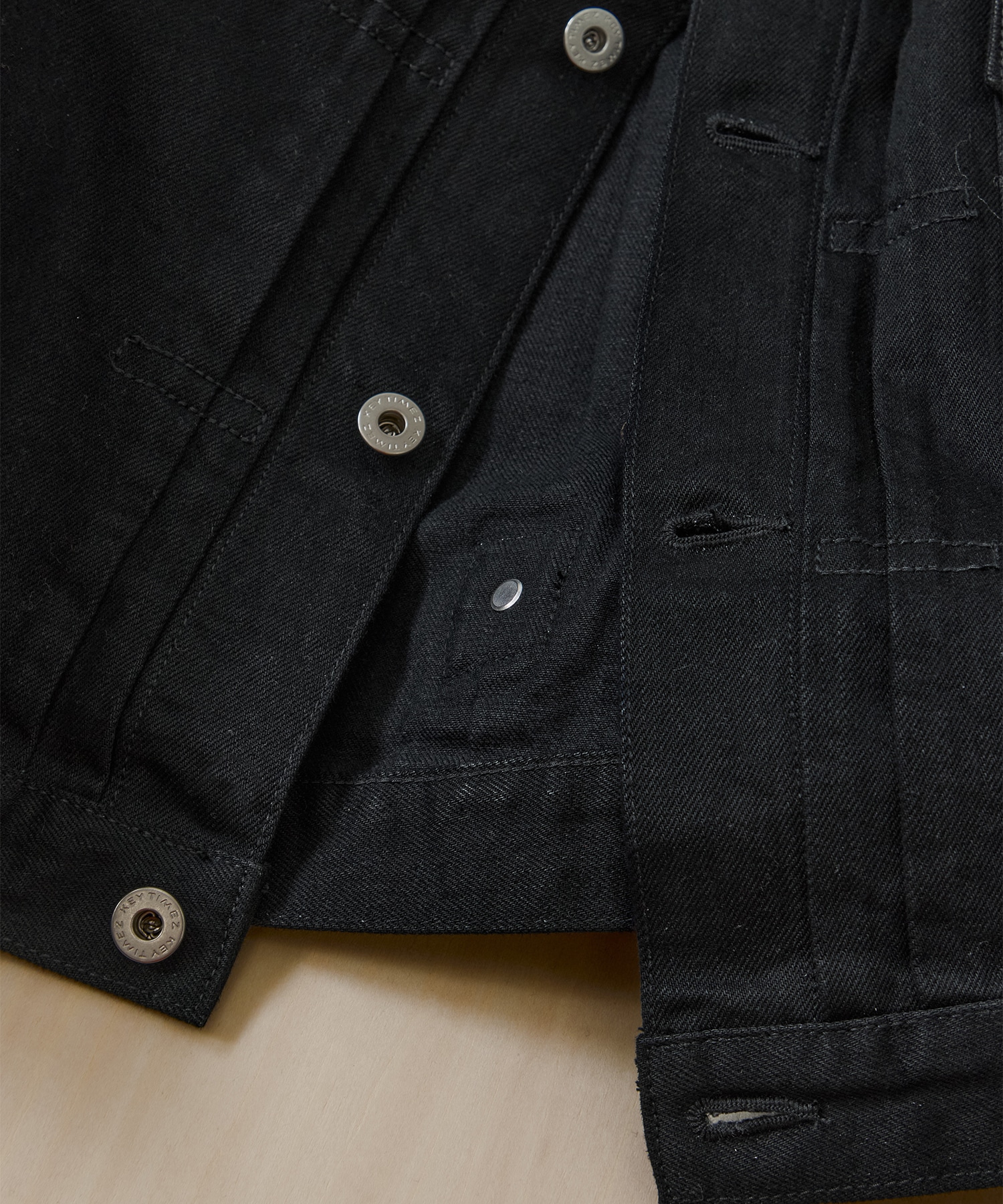 ヴィンテージスラブデニムジャケット KEY TIMEZ