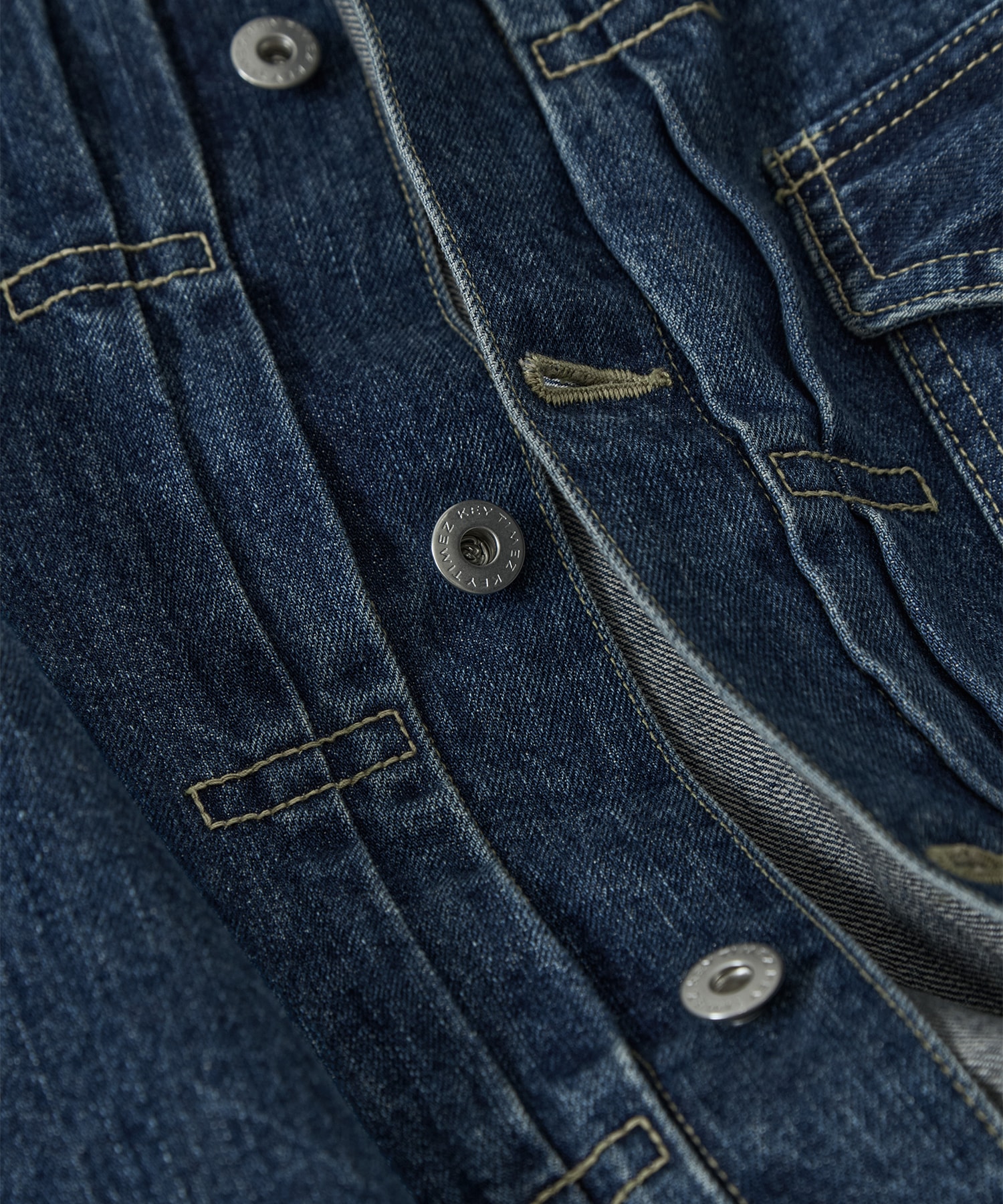 ヴィンテージスラブデニムジャケット KEY TIMEZ