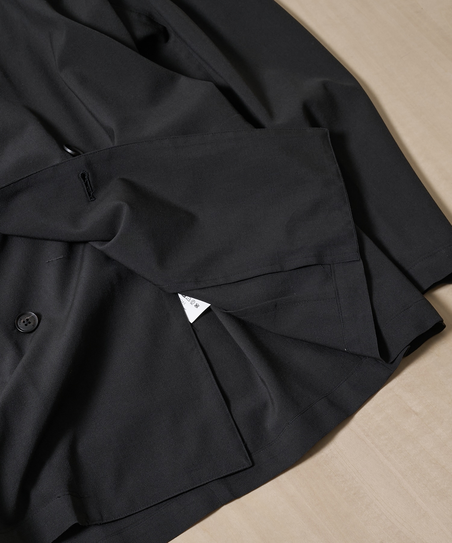 Wool Washer Tropical Double Breasted Jacket YOKE