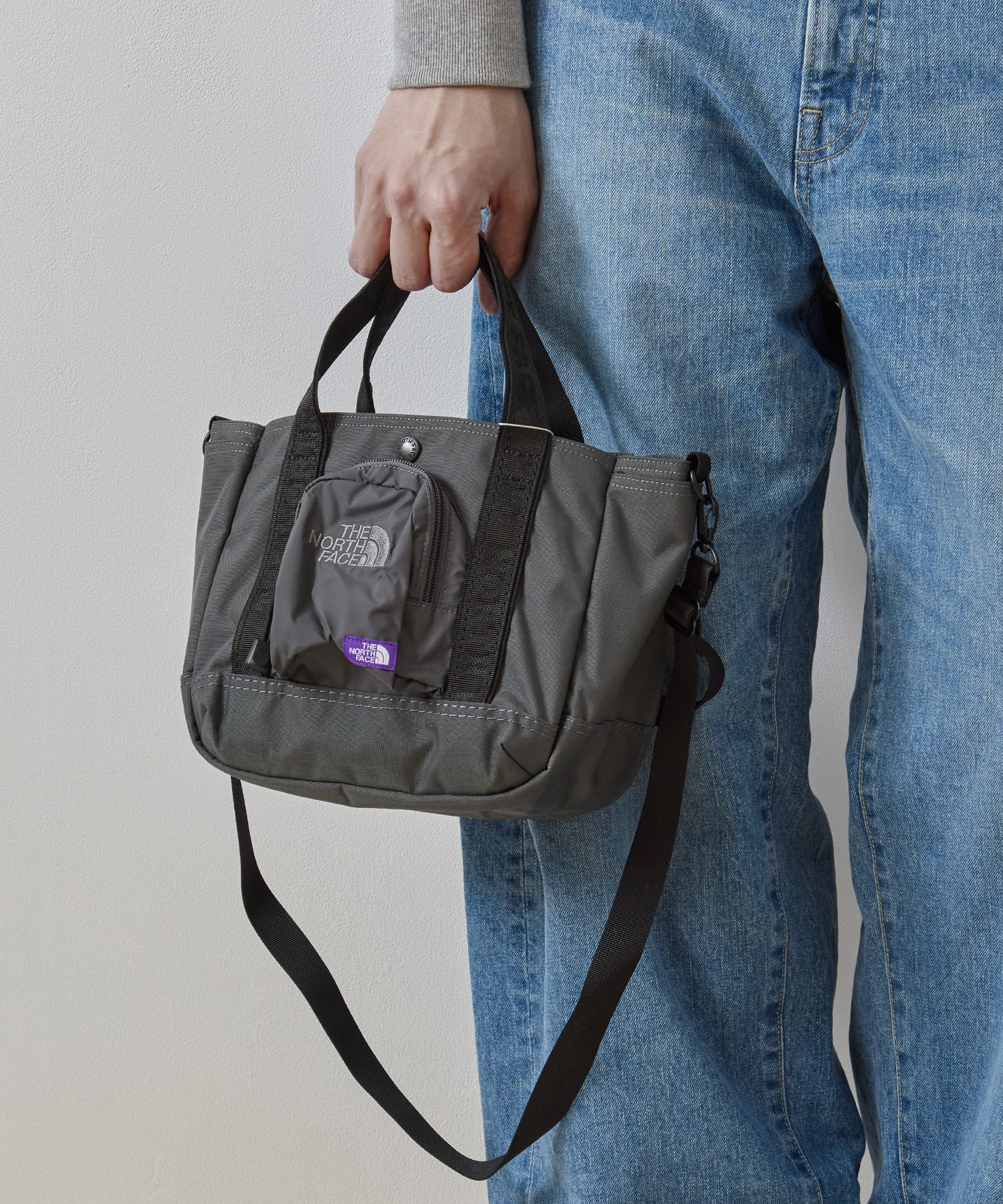 CORDURA Nylon Shoulder Tote Bag THE NORTH FACE Purple Label