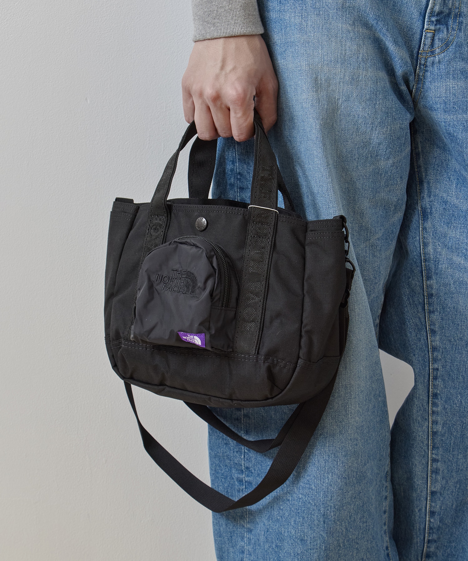 CORDURA Nylon Shoulder Tote Bag THE NORTH FACE Purple Label
