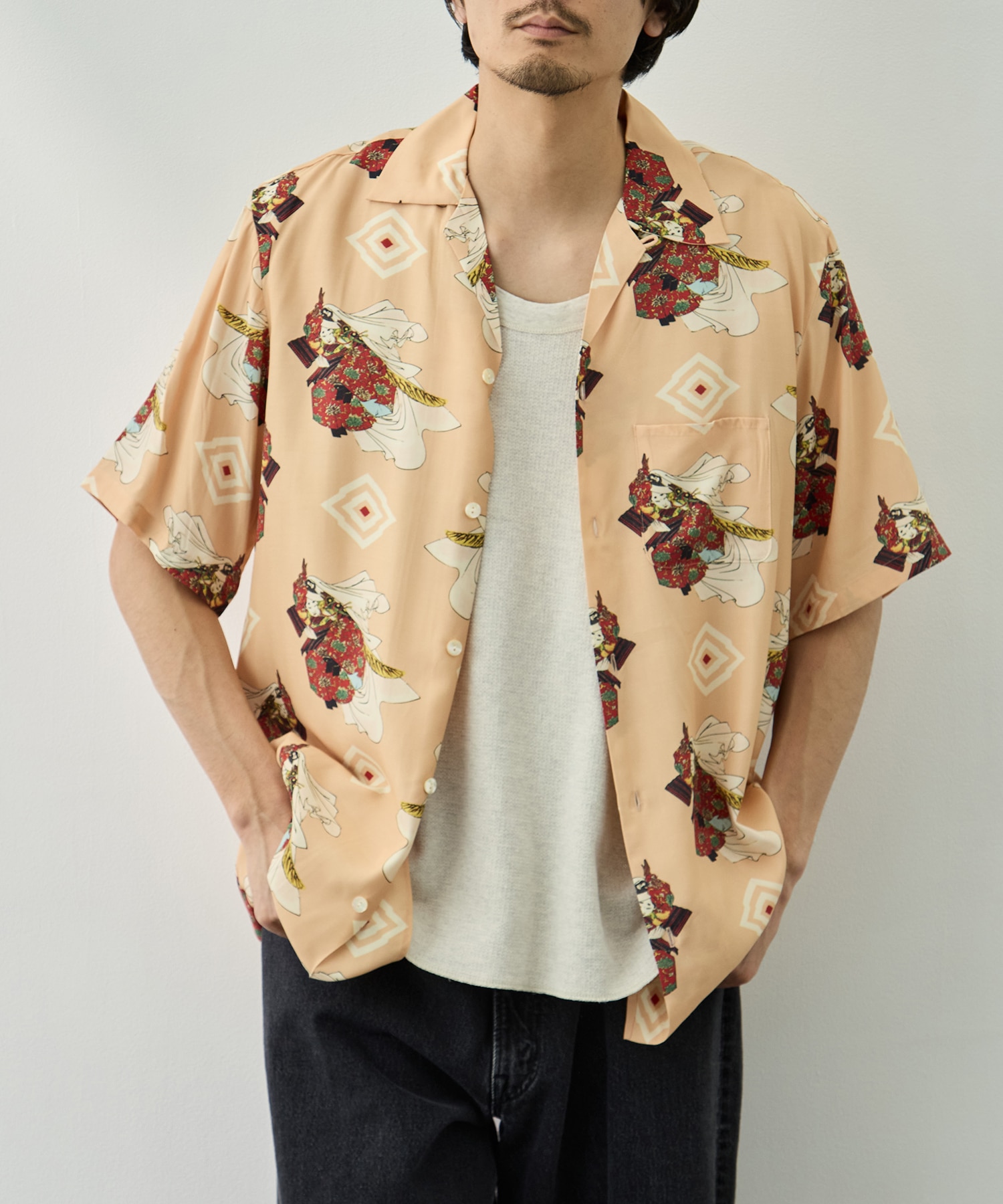 RAYON SHORT SLEEVE ALOHA SHIRT NIPOALOHA