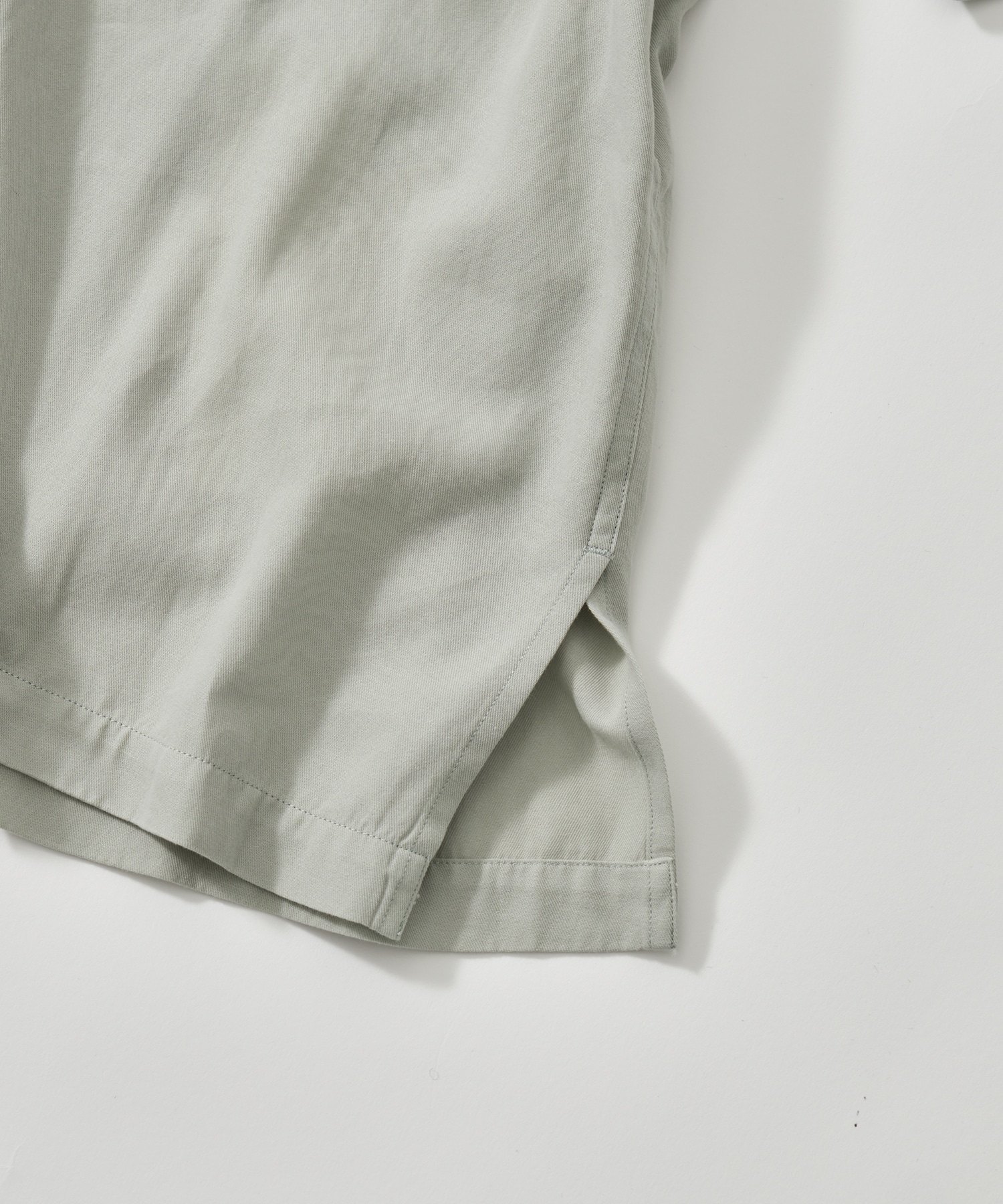 COTTON SILK VIERA LOOSE FIT HALF SLEEVE SHIRT ATON