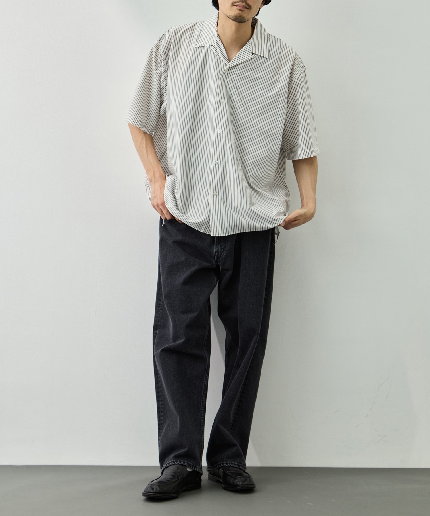 46G Stripe Ether Shirt KANEMASA PHIL.