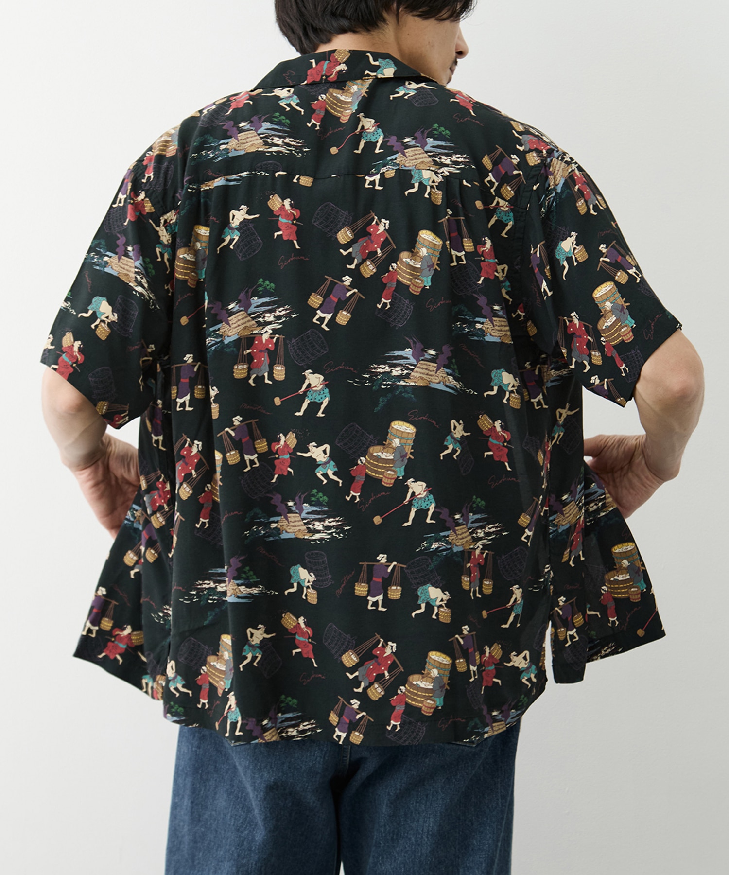 RAYON S/S SHIRT MOMOTARO JEANS