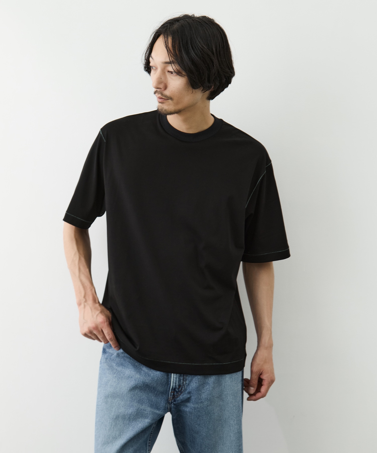 Color Stitch Crew Neck Short Sleeve T GOOD PEOPLE GOOD STITCHING GOOD PRODUCT