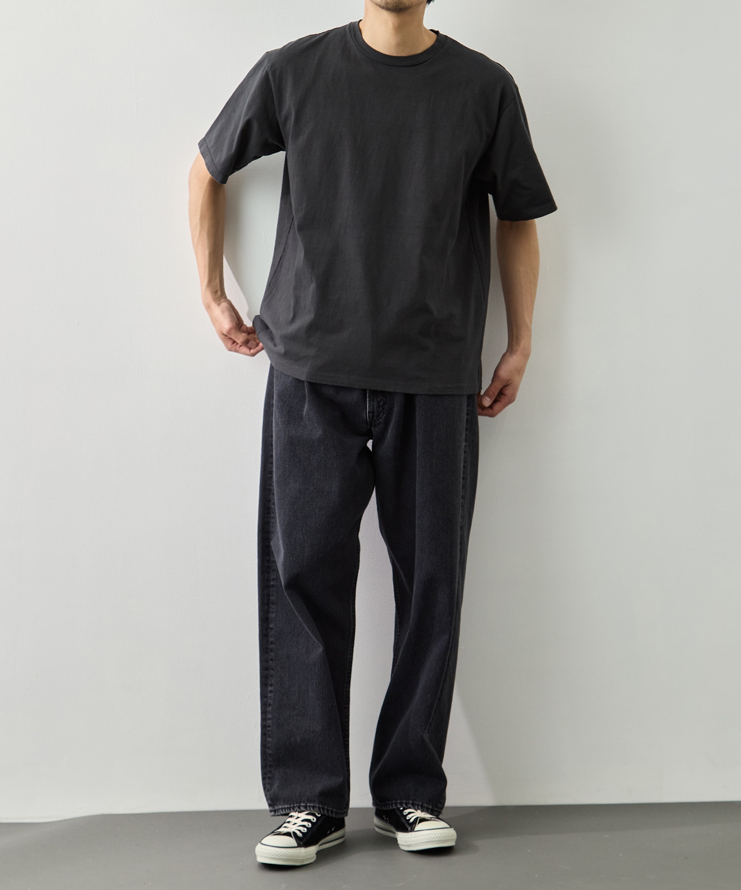 ZIMBABWE COTTON SS TEE PRODUCT DYE(BODY) MOMOTARO JEANS