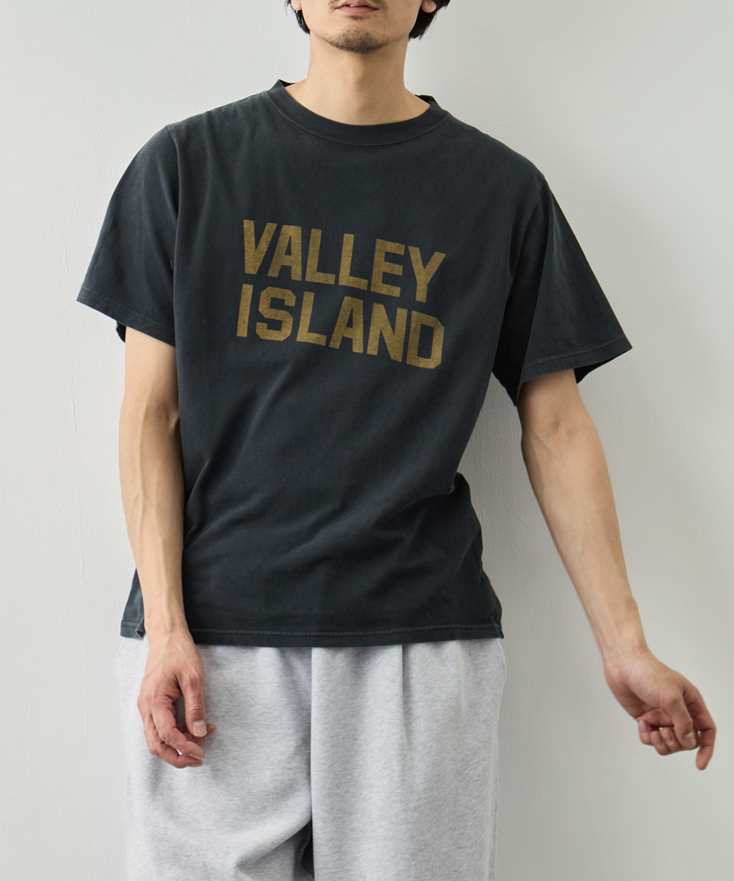 HARD SP加工20/-天竺レギュラーT(VALLEY ISLAND) REMI RELIEF