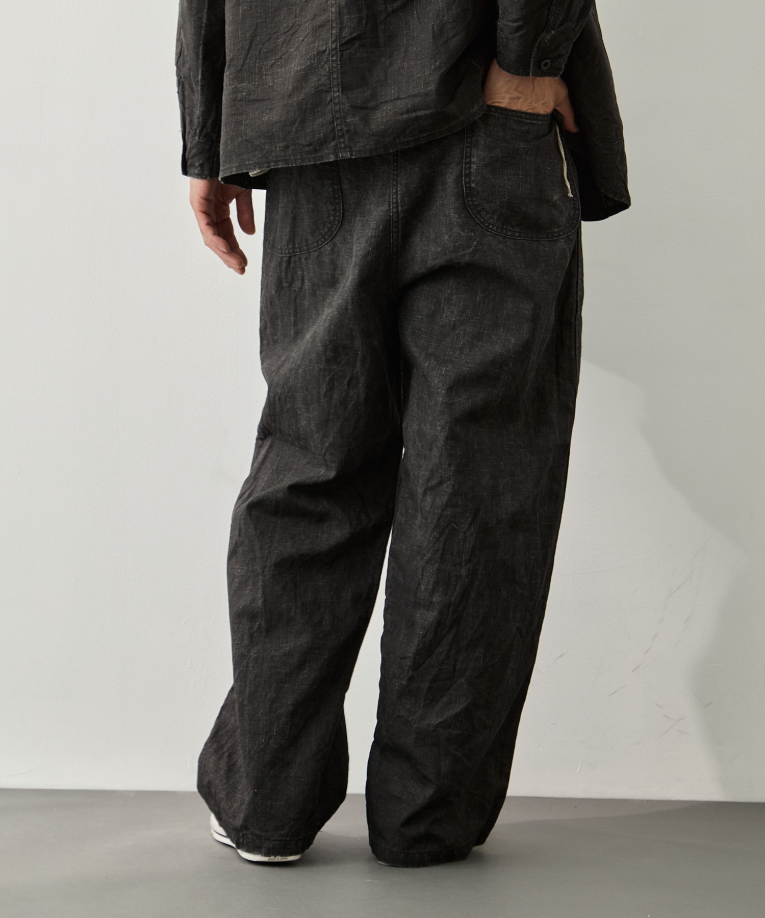 WWII 40S U.S NAVY SUMI COATED LINEN UTILITY TROUSERS orslow