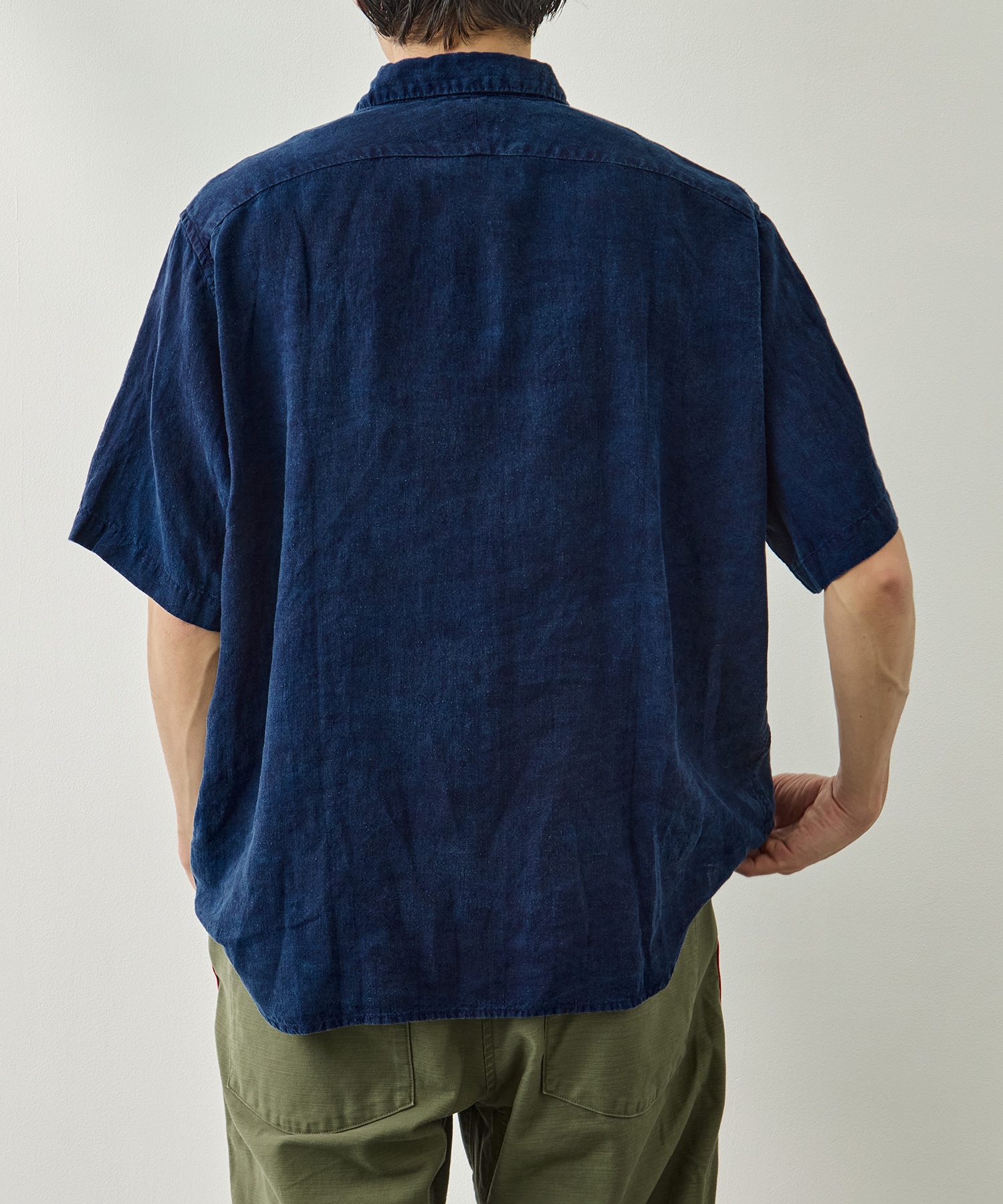 グランパリネンシャツINDIGO BRU NA BOINNE