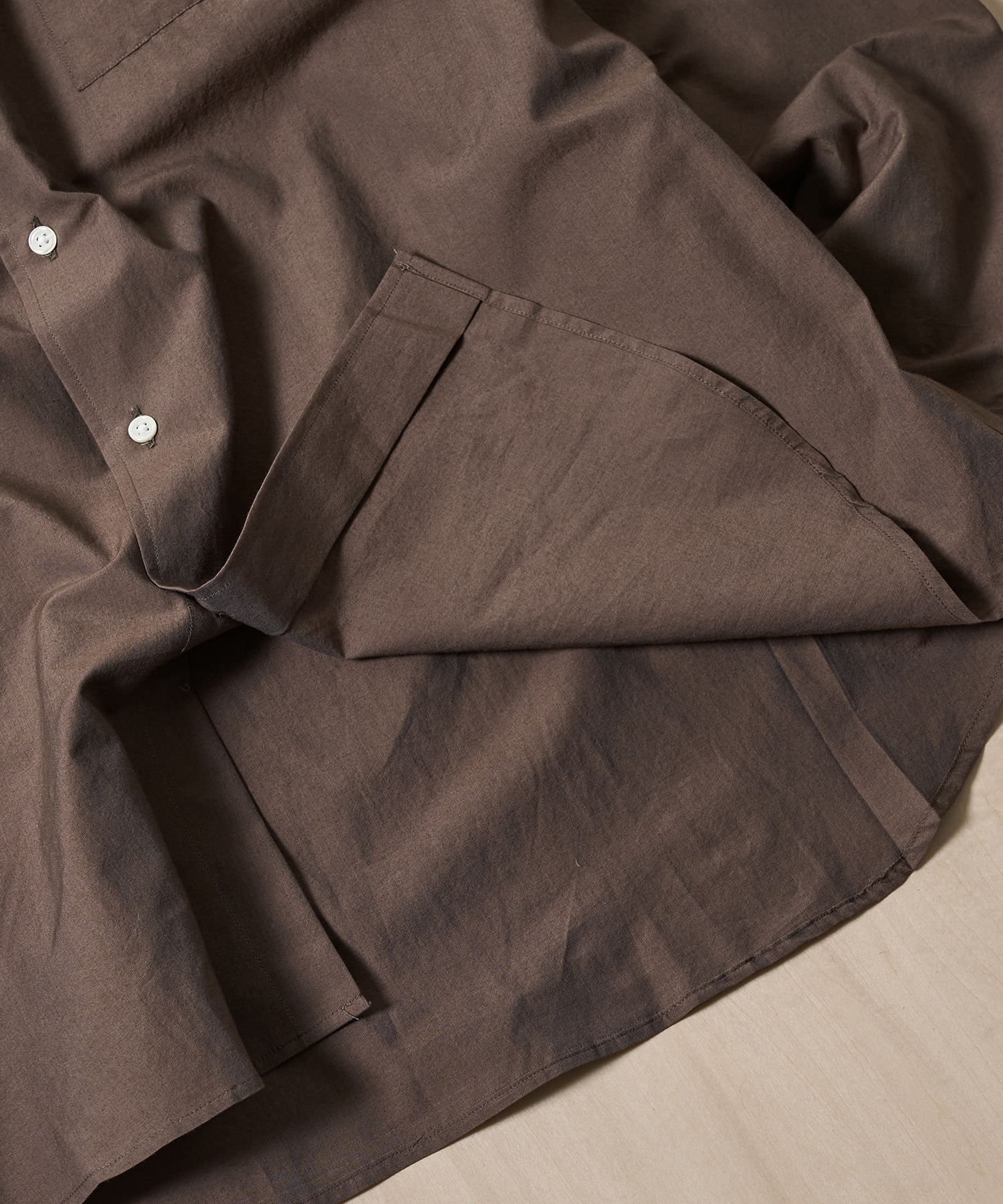 SILK COTTON STANDARD SHIRT FUJI