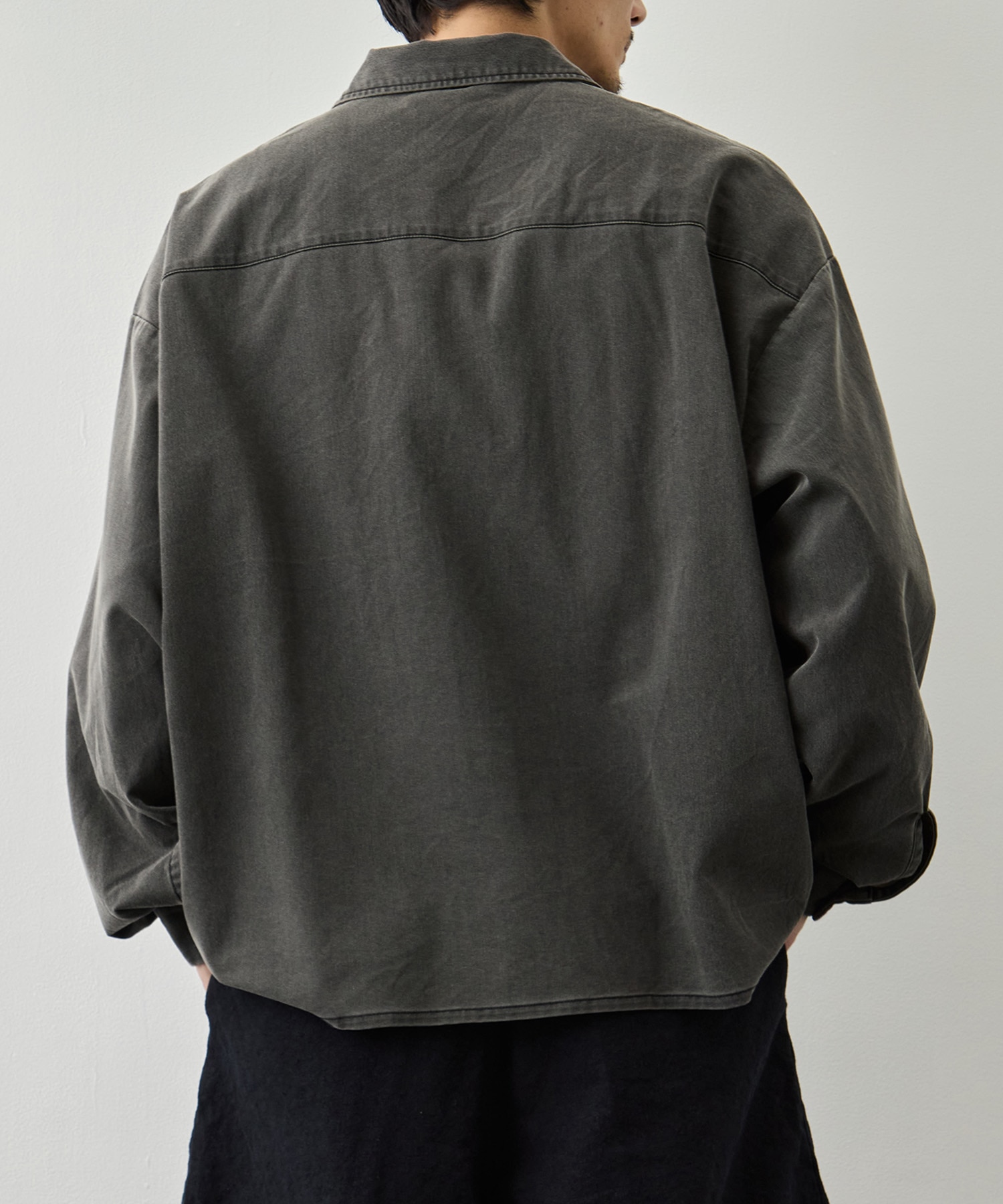 Pigment Coating T/R Twill L/S Work Shirt COOTIE PRODUCTIONS