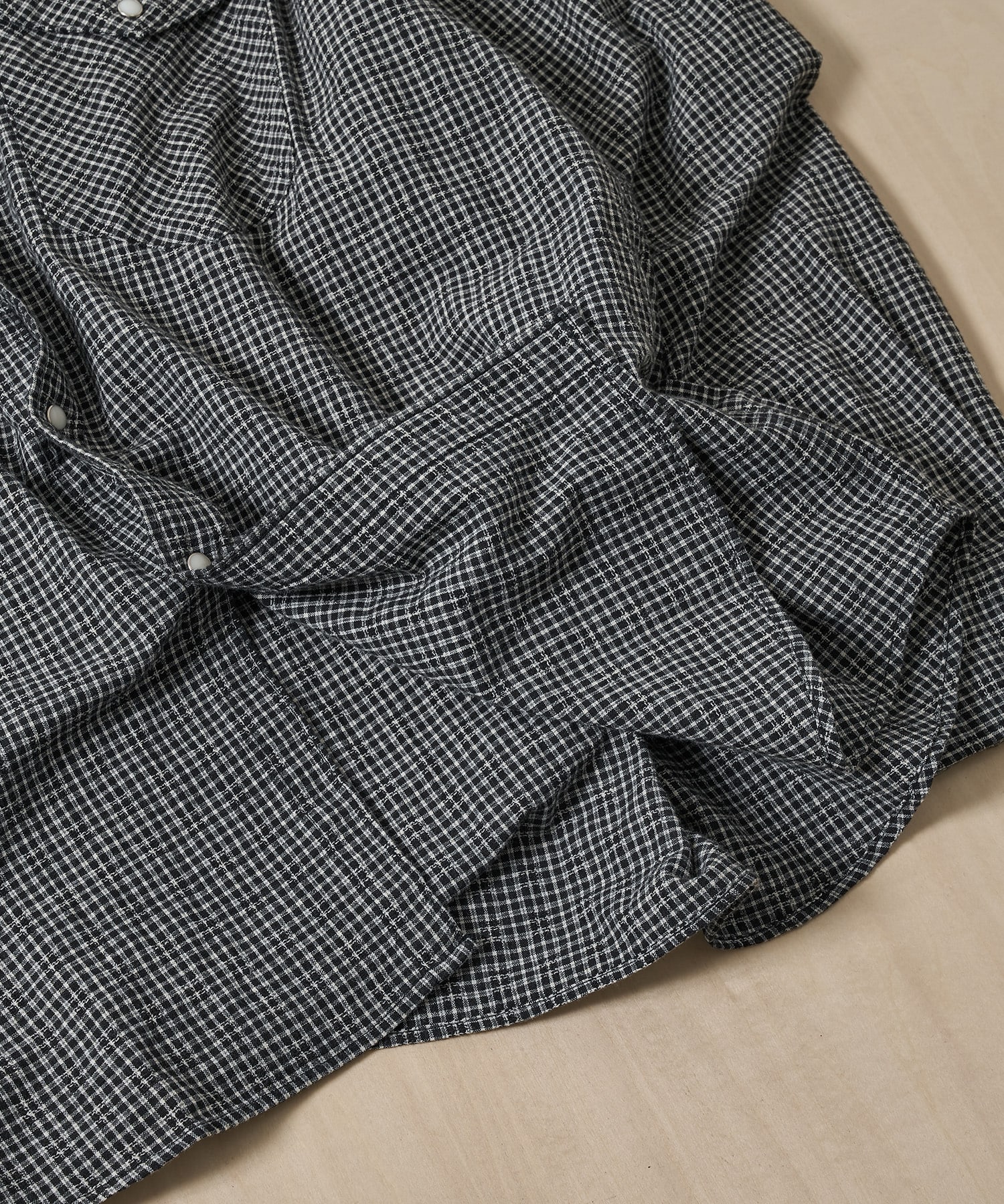 Dobby Gingham Check L/S Western Shirt COOTIE PRODUCTIONS