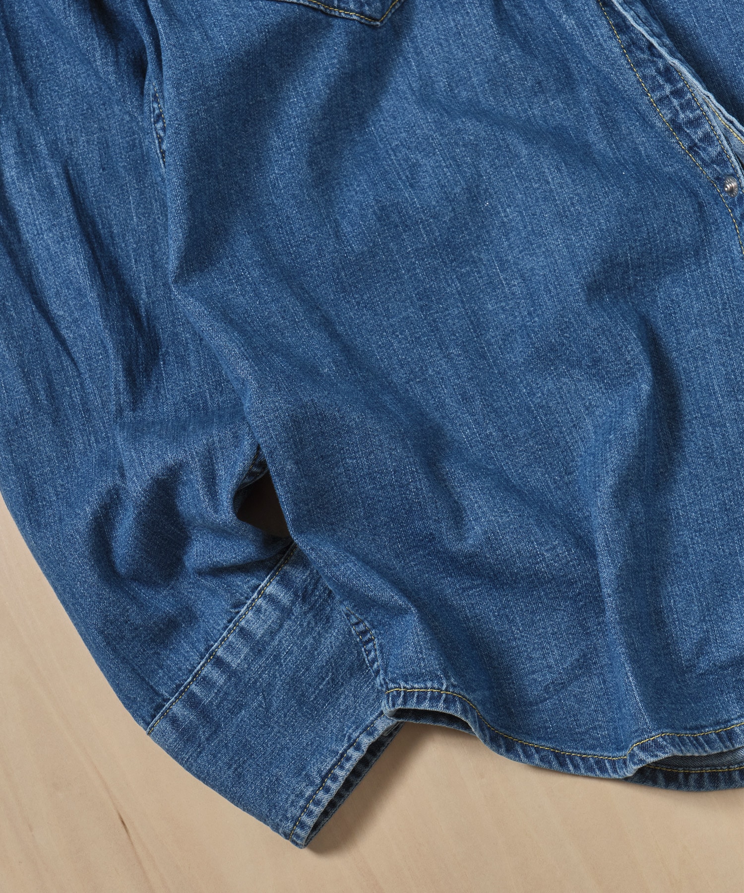 DENIM SHIRT H.WASH MASSES