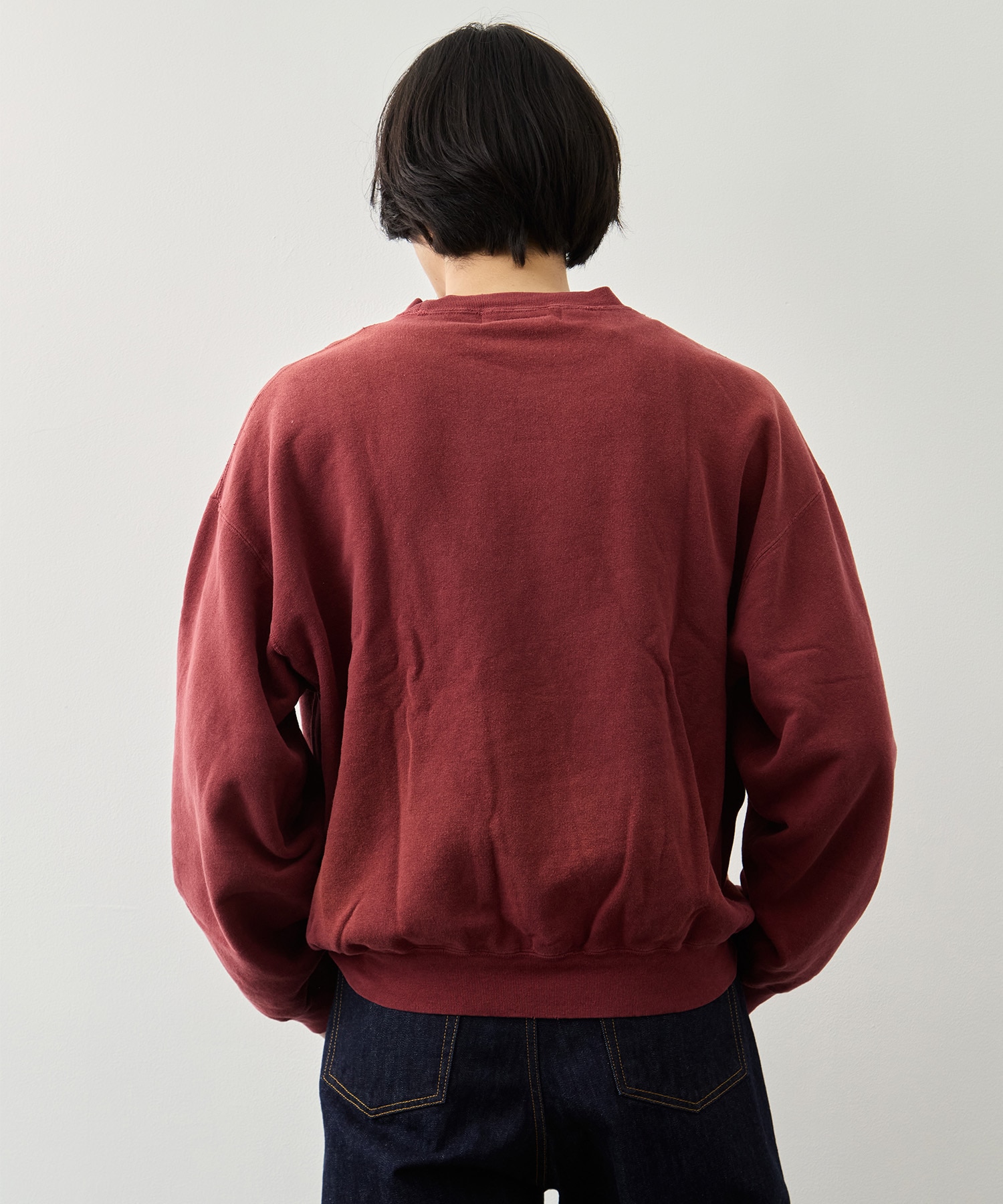 NEW SP加工3飛び裏毛クルー(VIRGINIA) REMI RELIEF