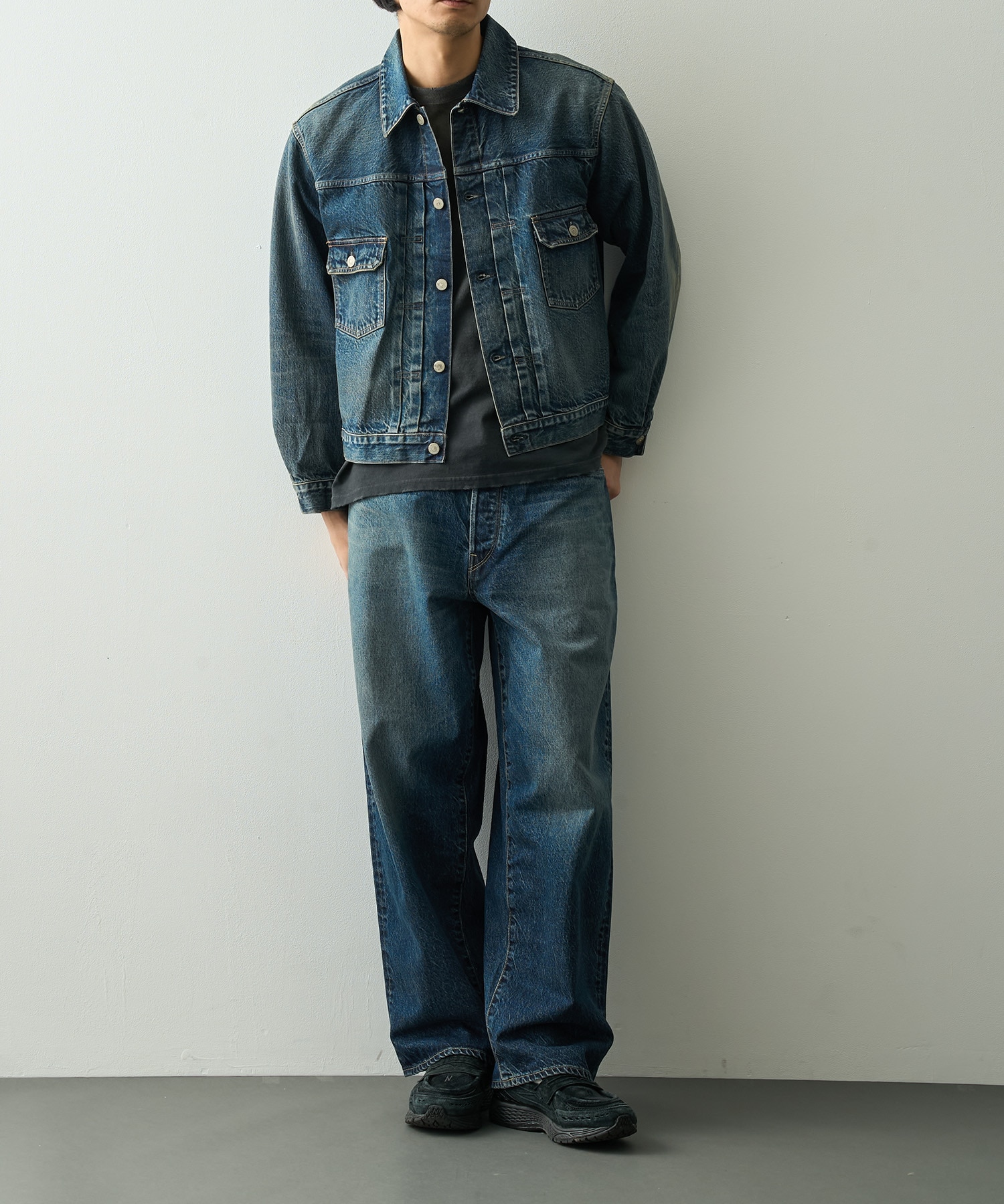 13.5oz Denim Pants Wide blurhmsROOTSTOCK