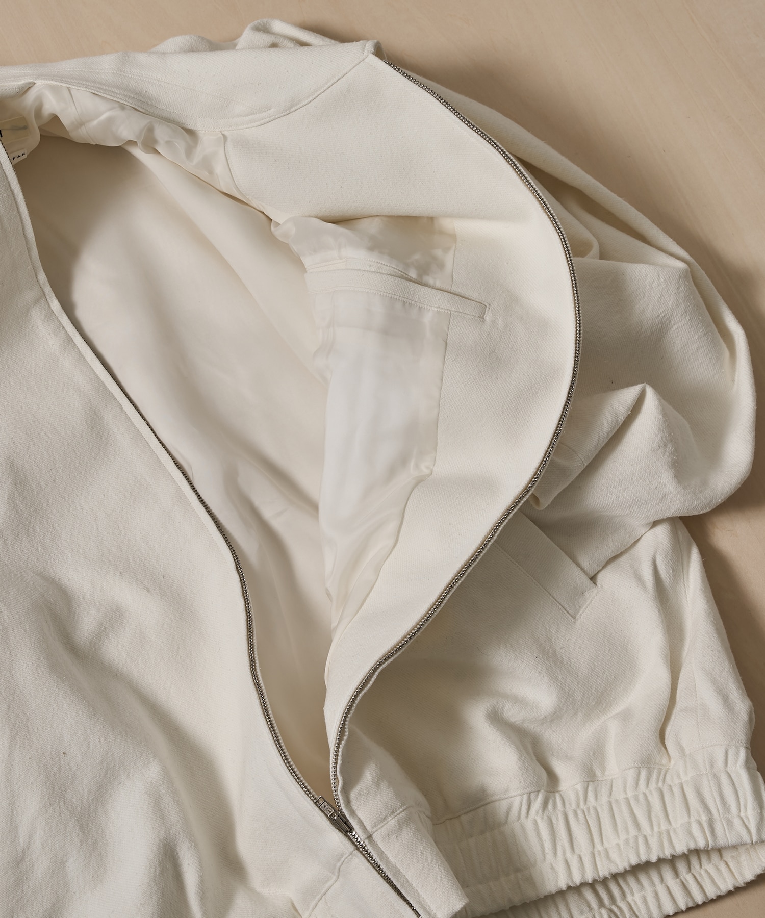 COTTON SILK RAGLAN BLOUSON FUJI