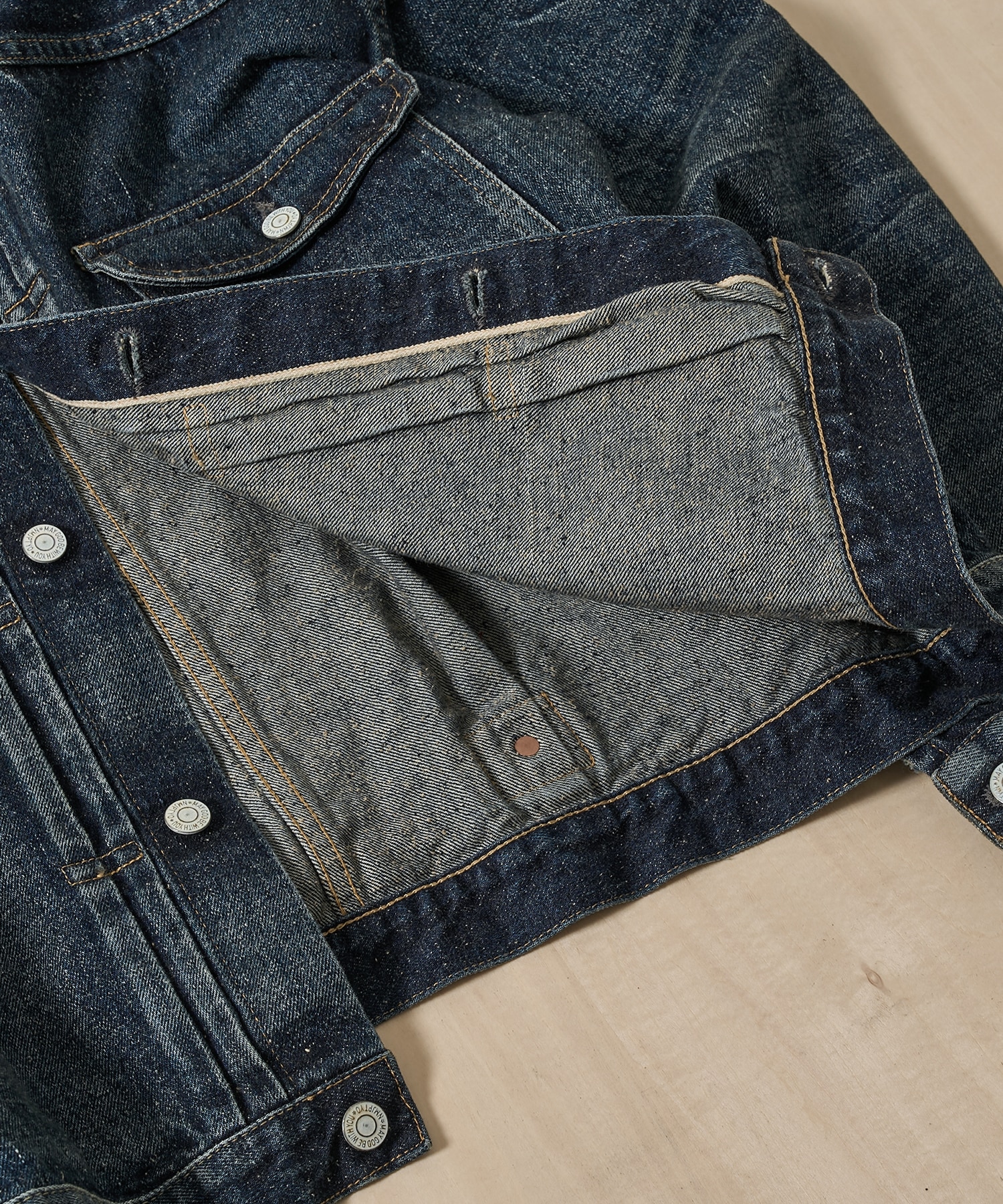 #001 T-BACK DENIM JACKET New Manual