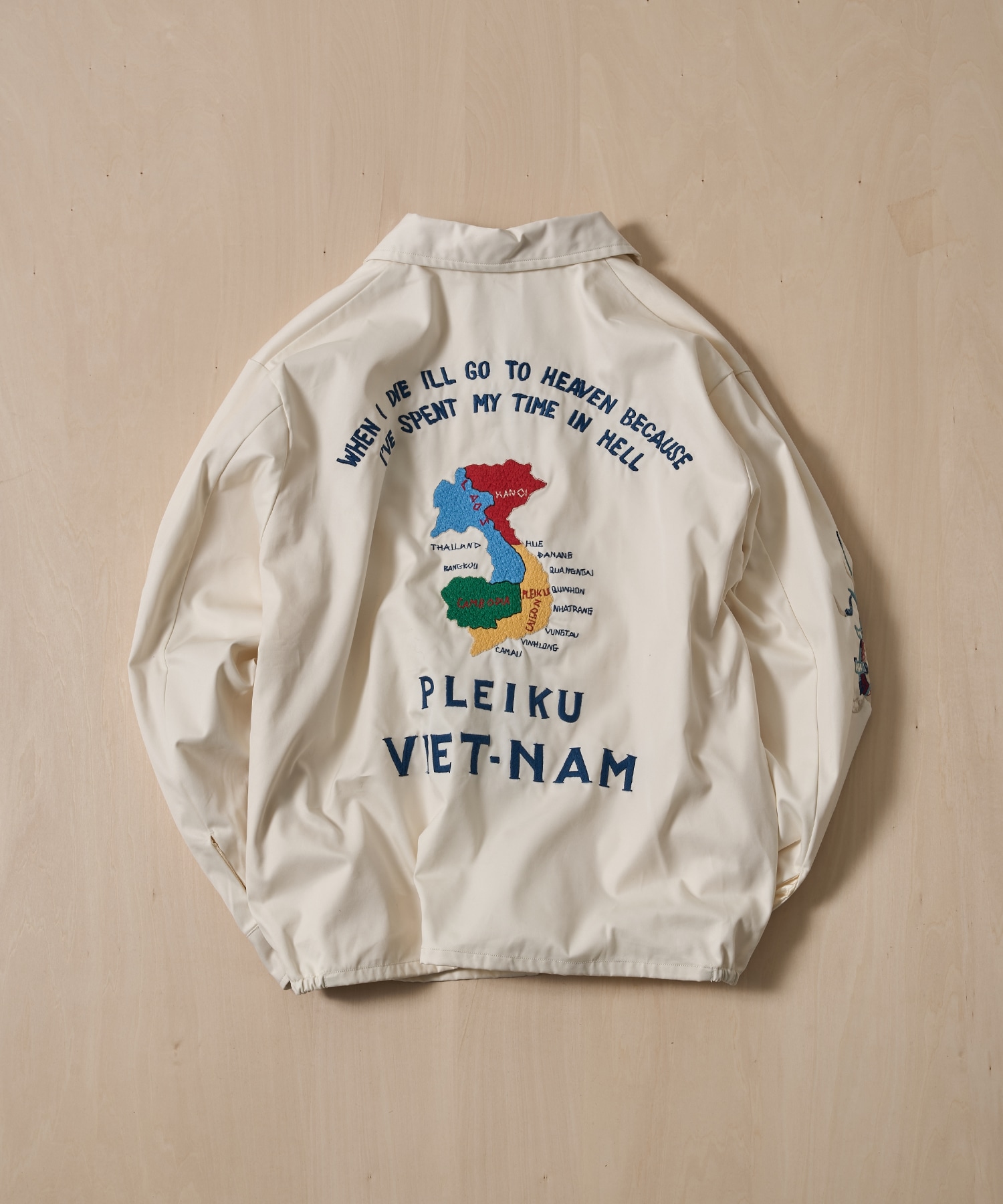 COTTON VIET-NAM JACKET VIET-NAM MAP TAILOR TOYO