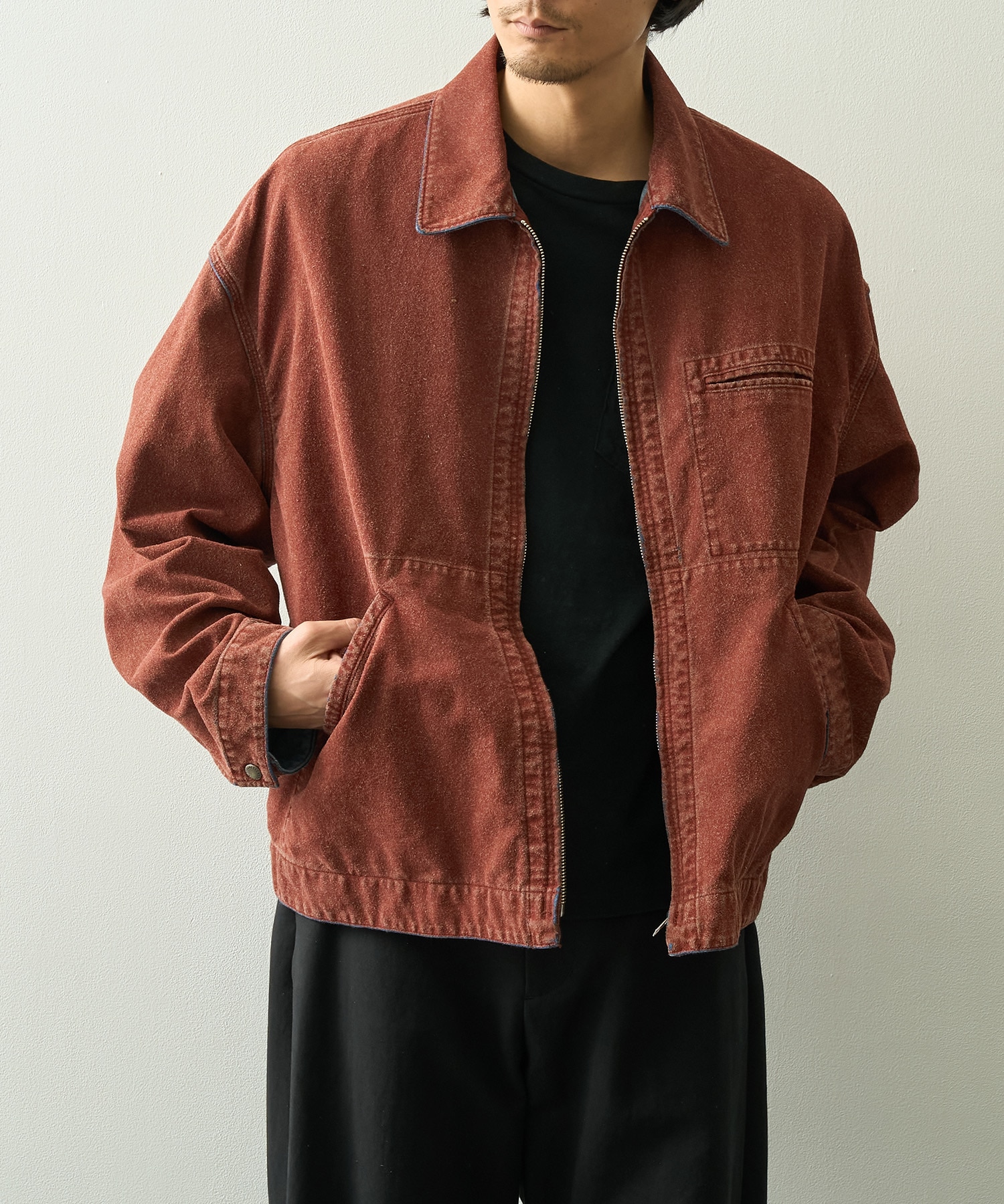 Grainy Denim Work Jacket COOTIE PRODUCTIONS