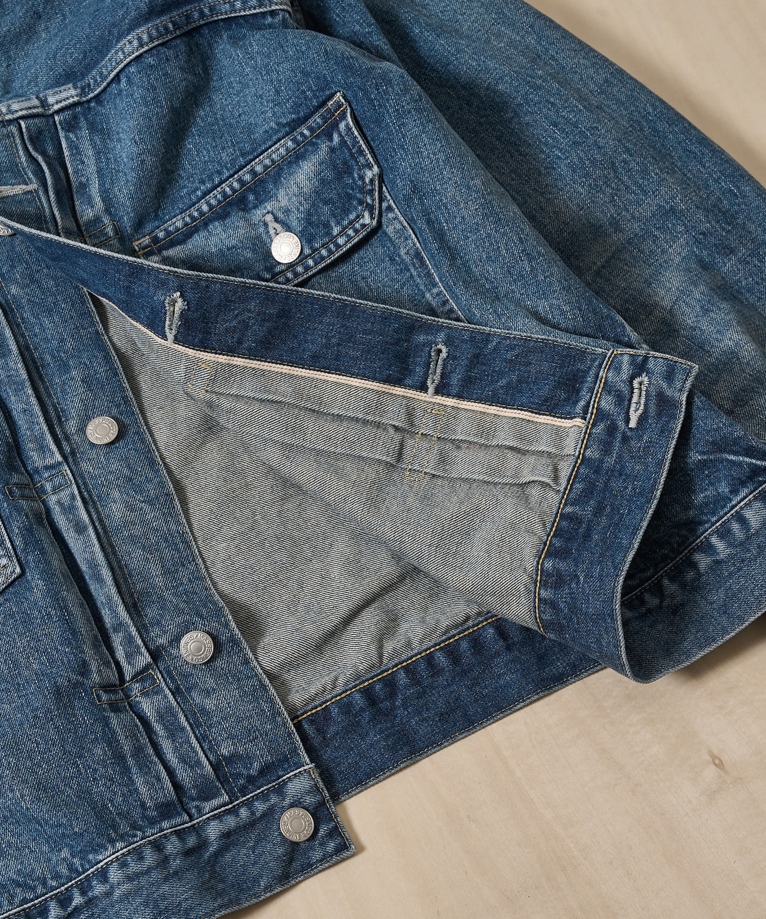 DENIM JKT H.WASH MASSES