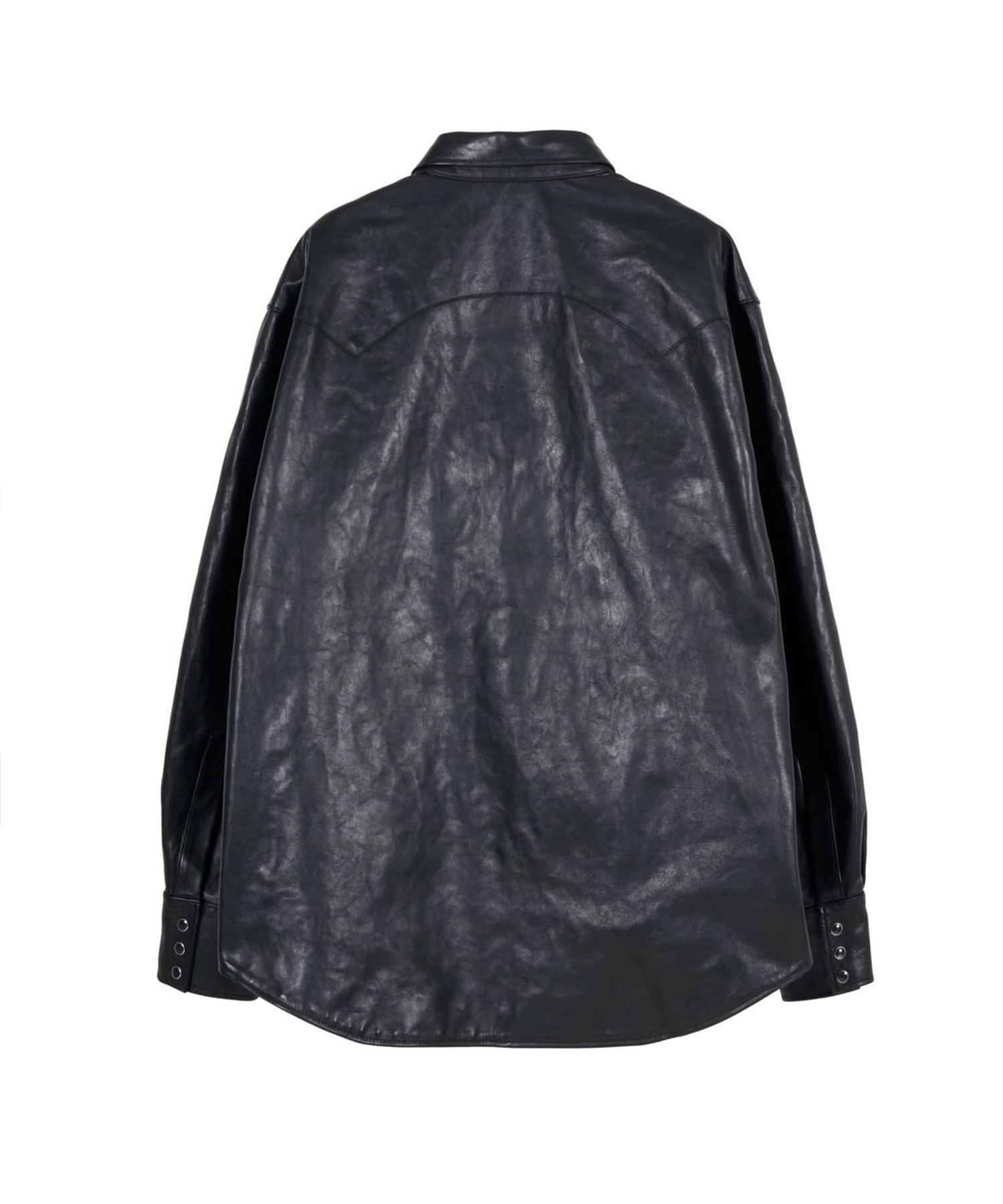 HORSE LEATHER SHIRT VINTAGE W MASSES