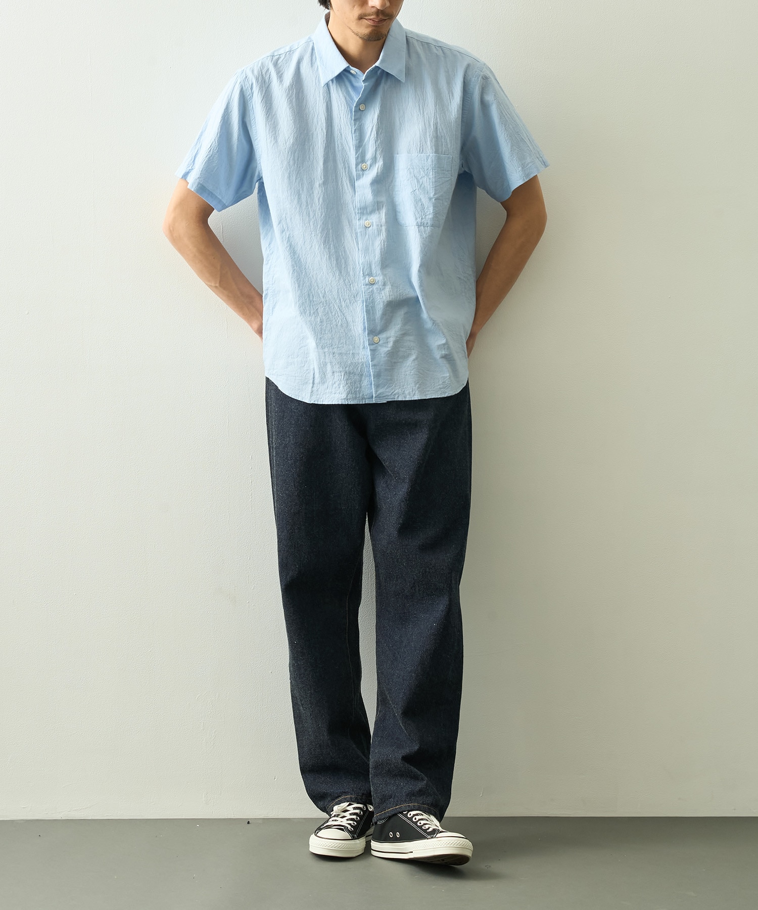 ボタンシャツワイド　S/S YAECA