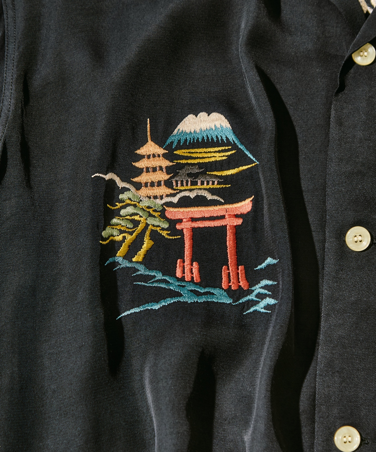 SUKA SHIRT JAPAN MAP TAILOR TOYO